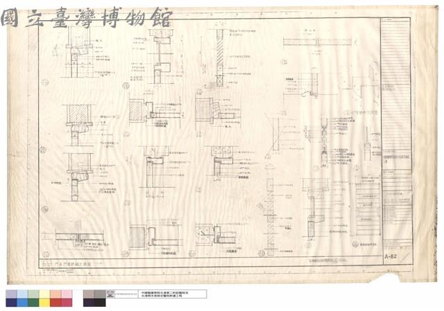 門扇,門框詳圖大樣圖藏品圖，第1張