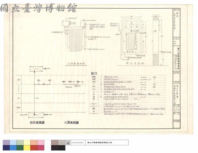 火警消防系統圖,圖例藏品圖，第1張