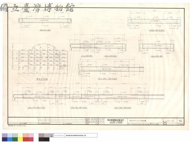 RB6、1G18~1G20、2G17~2G20、2G17'、1G17a~1G17c、4G20、構架H示意圖藏品圖，第1張