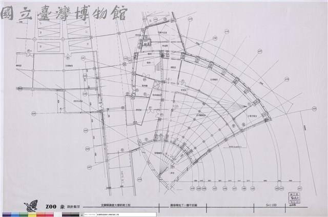 議場棟地下一樓平面圖藏品圖，第1張