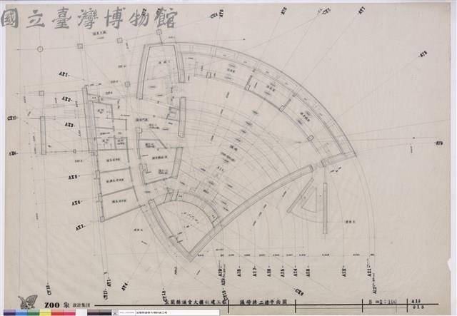 議場棟二樓平面圖藏品圖，第1張
