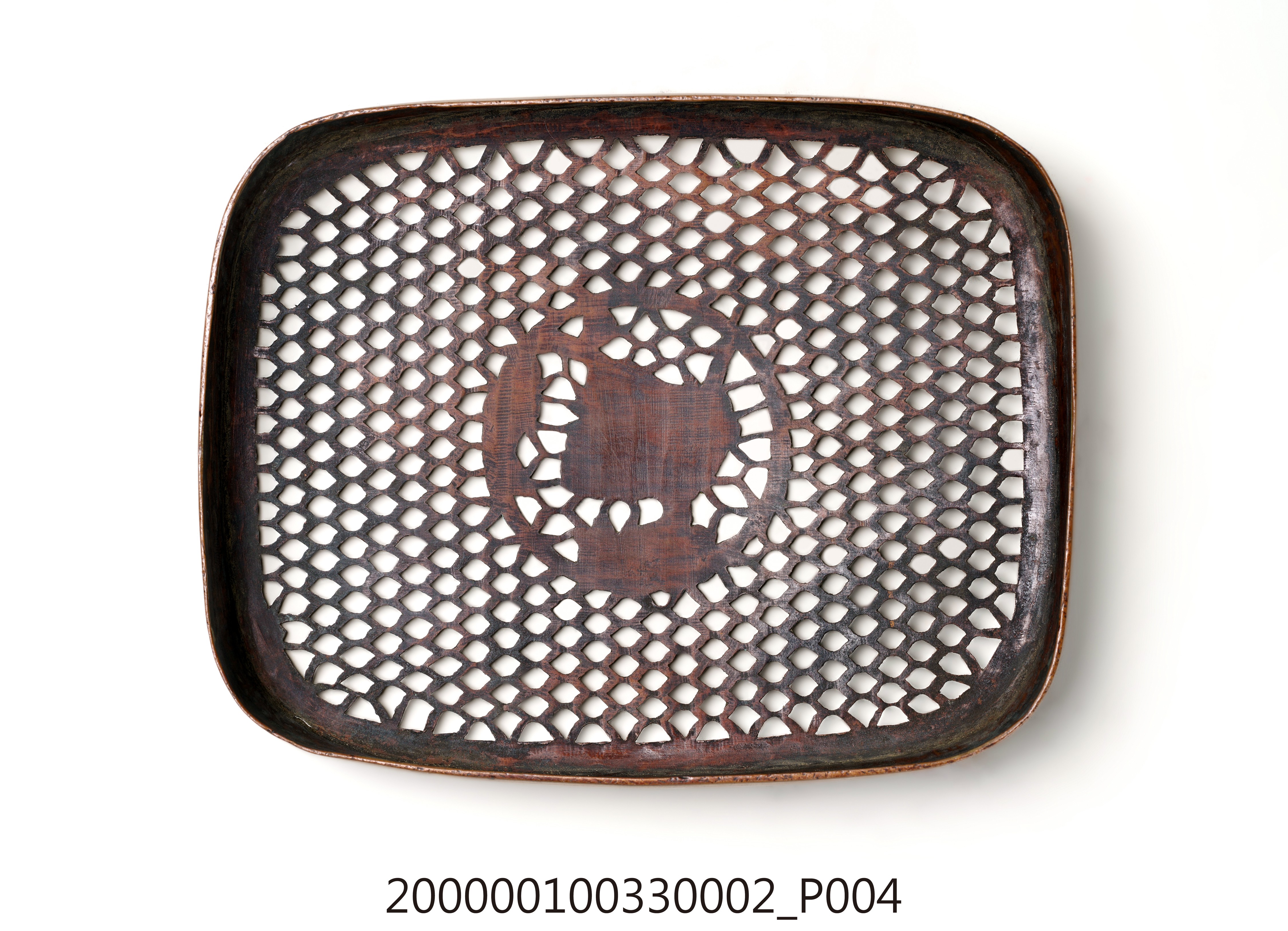 幾何梅竹紋蓋提把式暖爐爐蓋 (共4張)