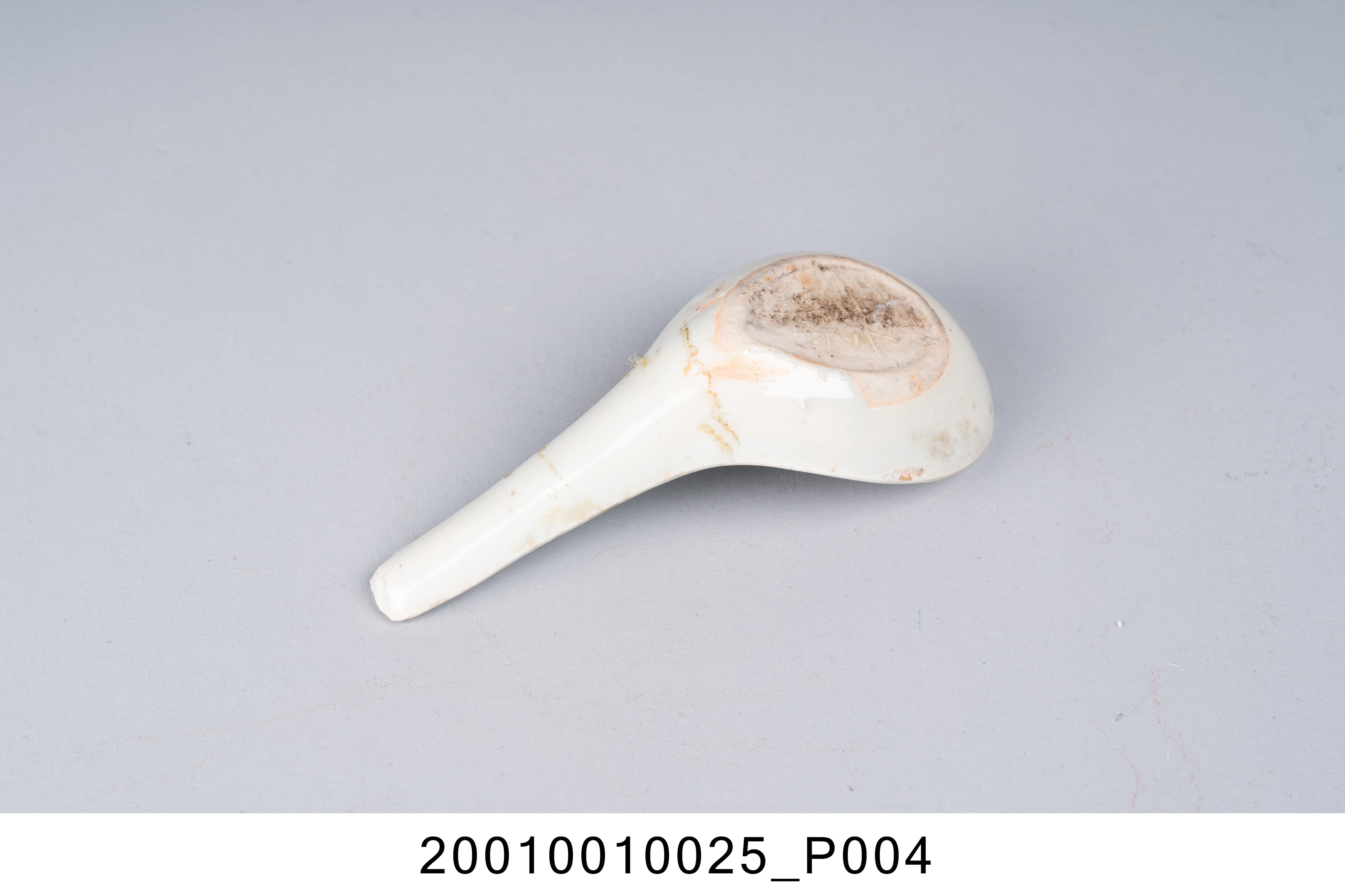 灰釉青花壽字印紋湯匙 (共7張)