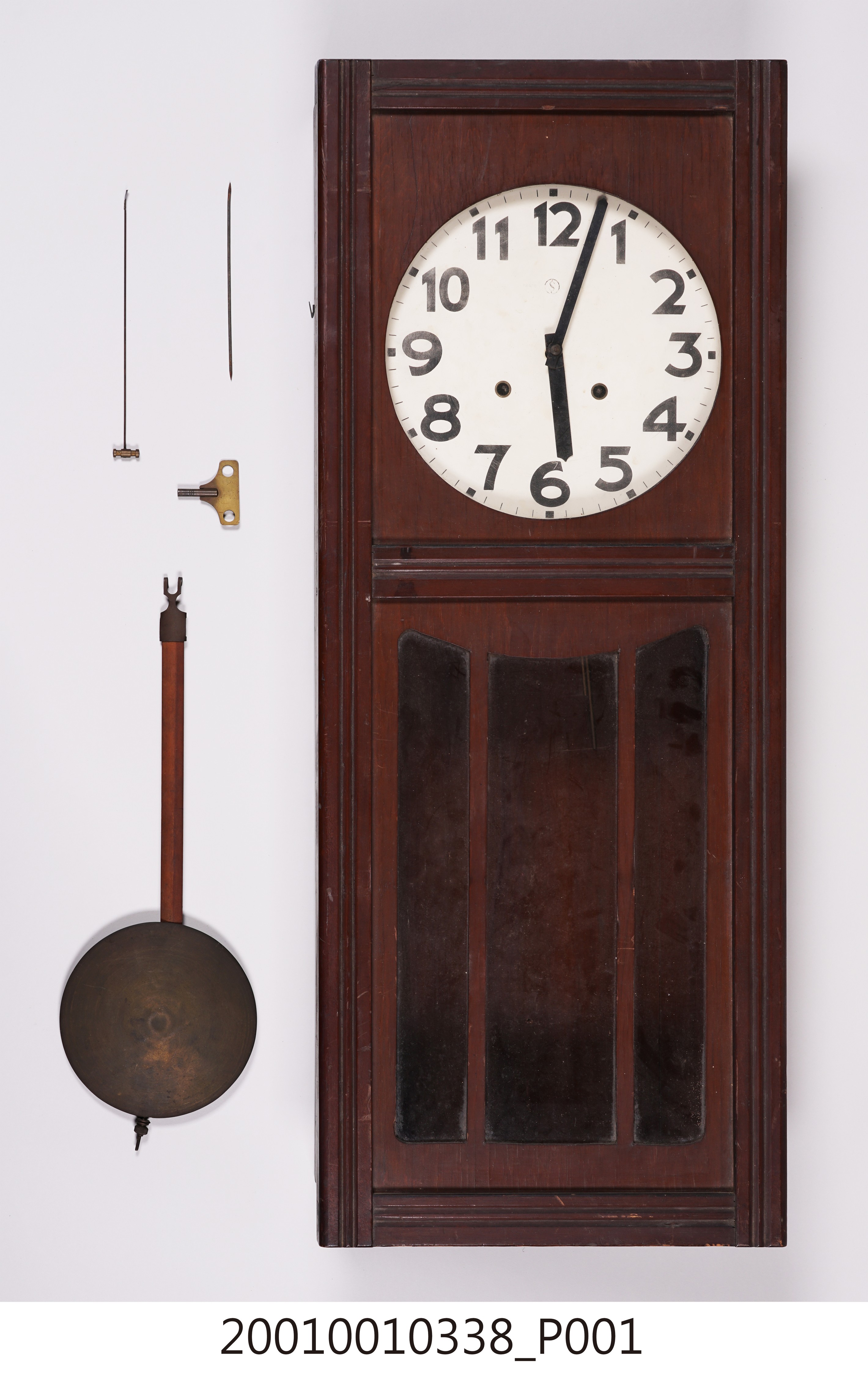 日本製長方形掛鐘組 (共4張)