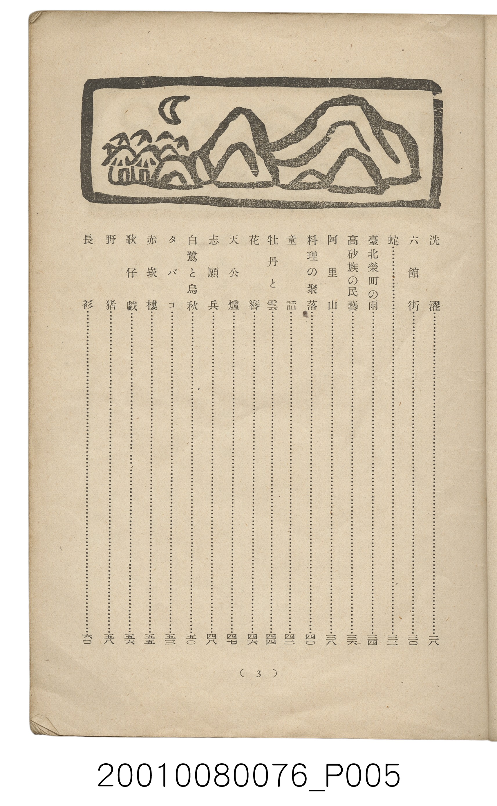 西川滿編著《臺灣繪本》 (共14張)