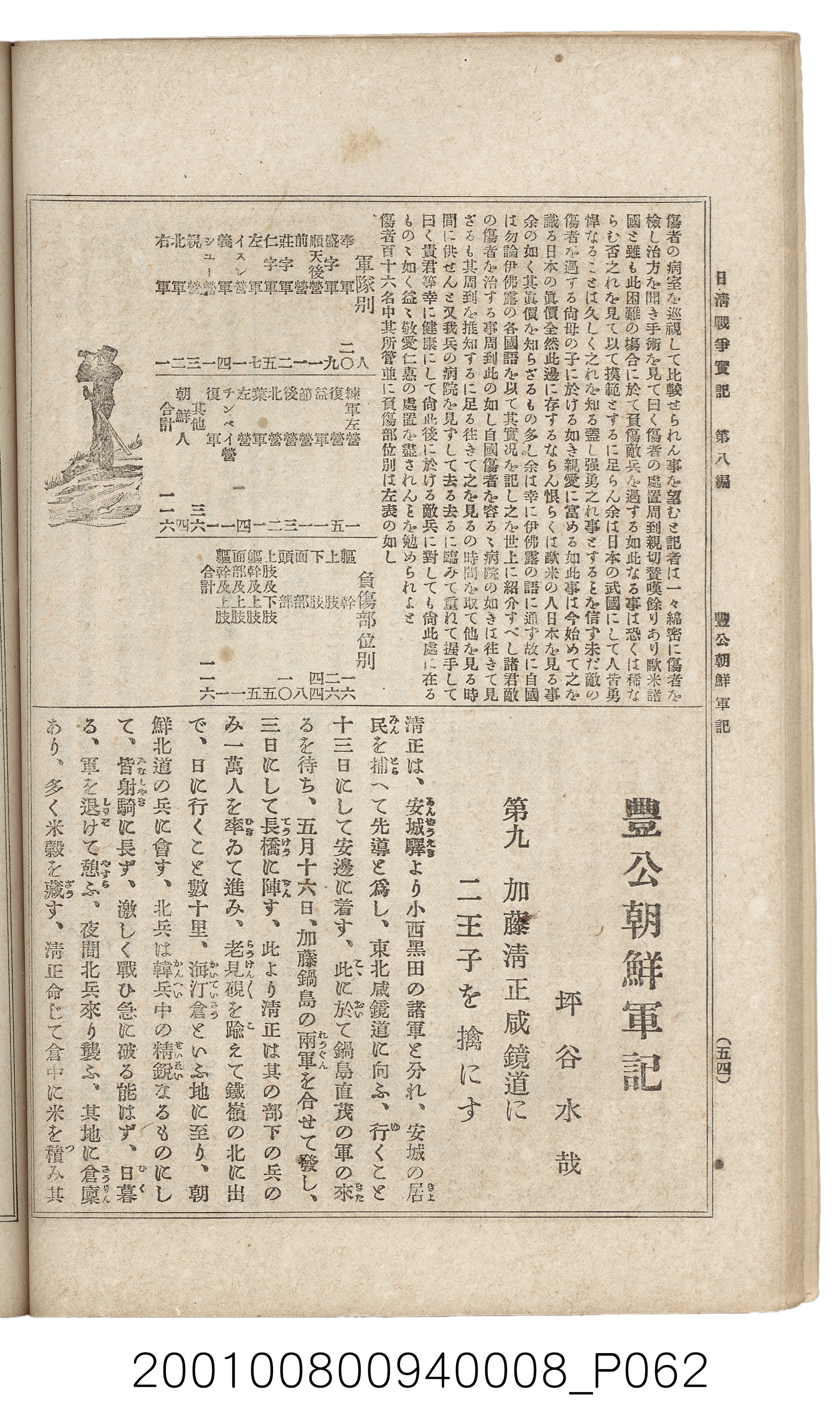 博文館發行《日清戰爭實紀》第八編 (共140張)