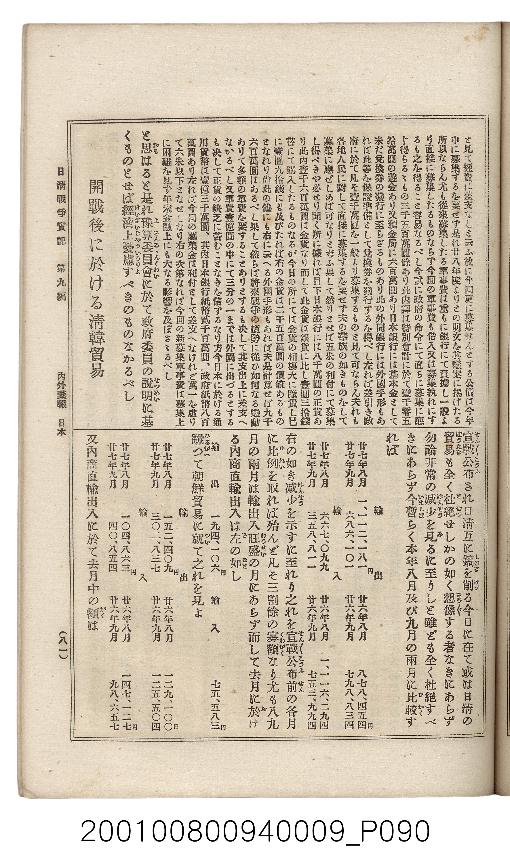 博文館發行《日清戰爭實記》第九編 (共141張)