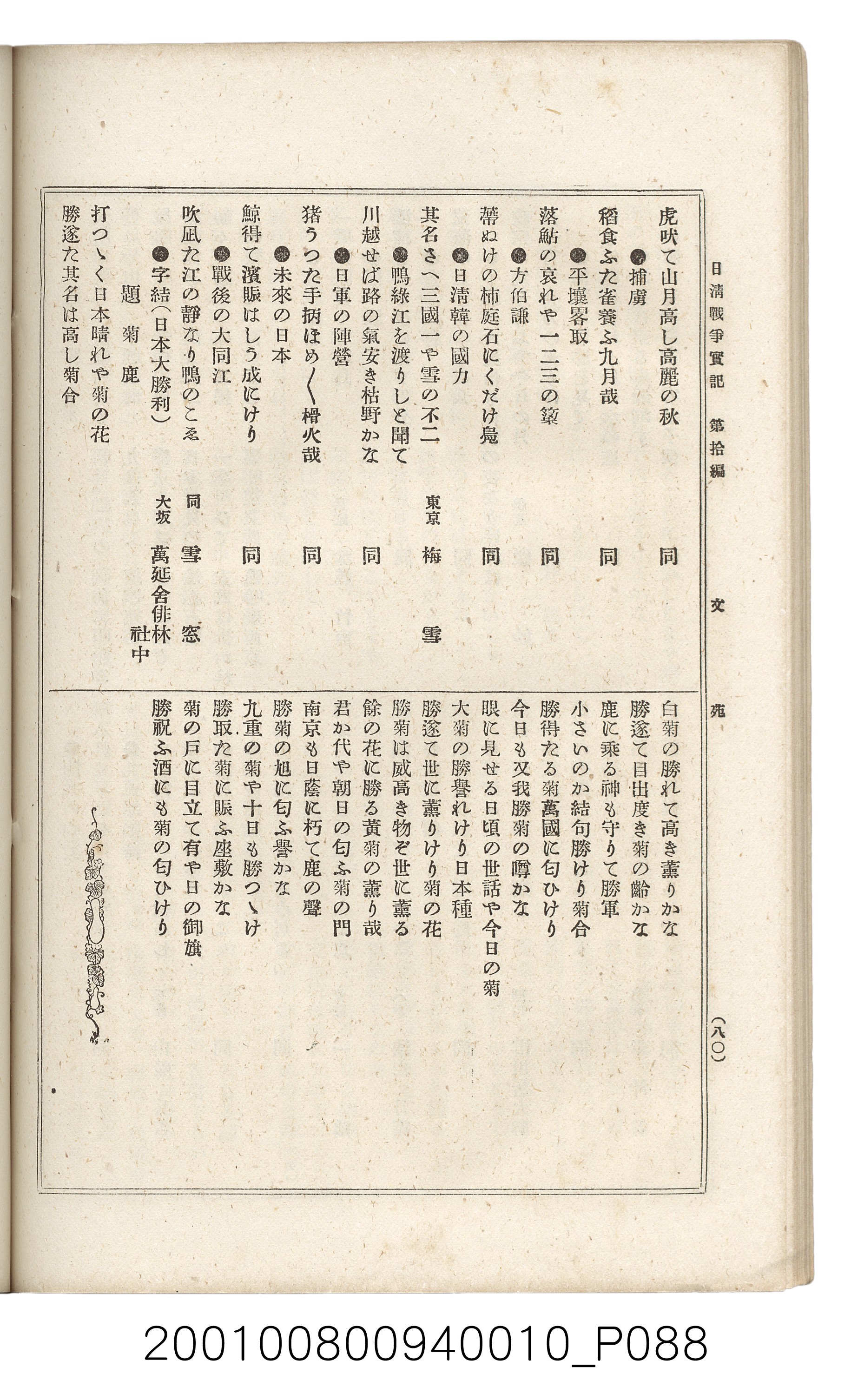 博文館發行《日清戰爭實記》第拾編 (共140張)