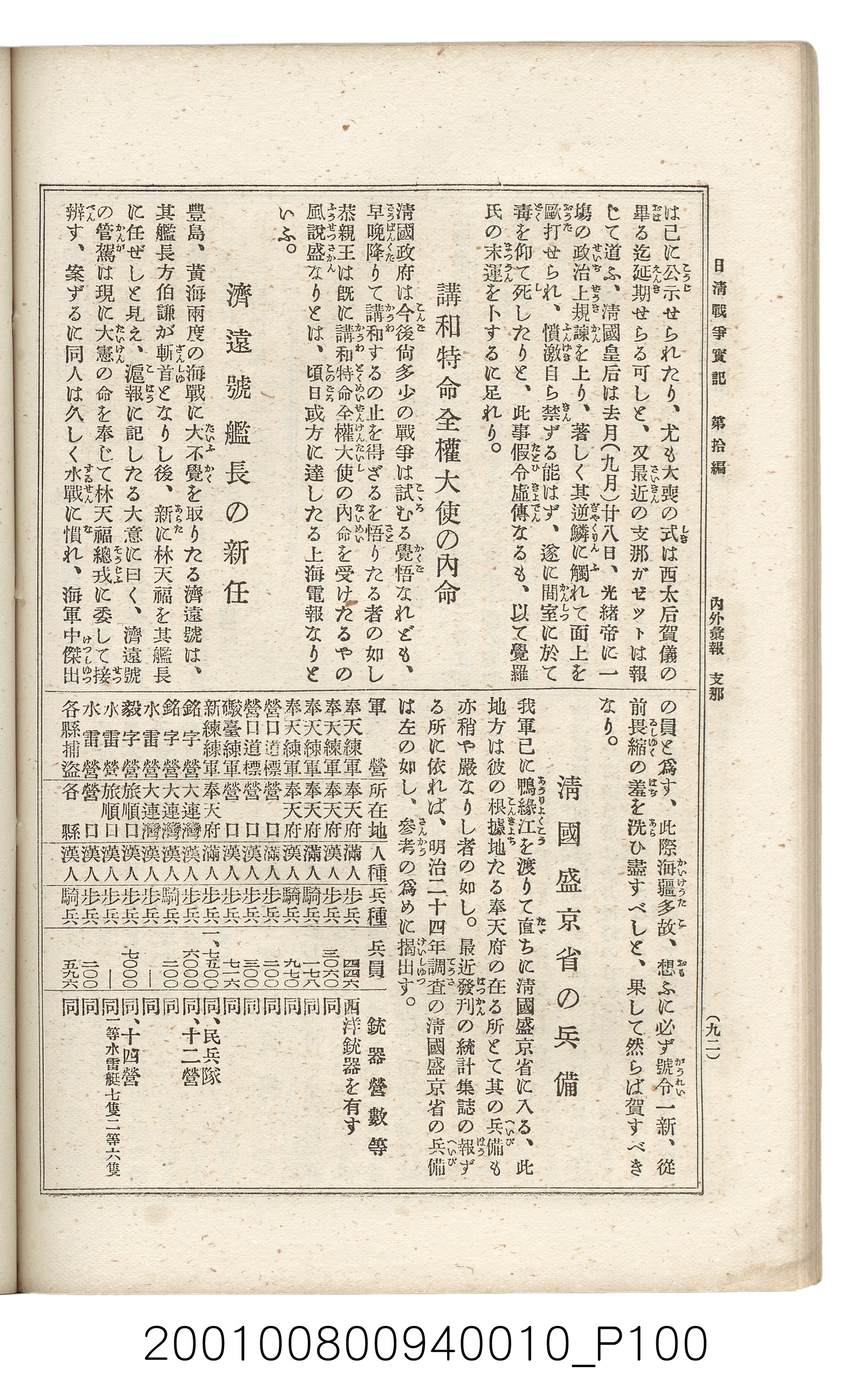 博文館發行《日清戰爭實記》第拾編 (共140張)