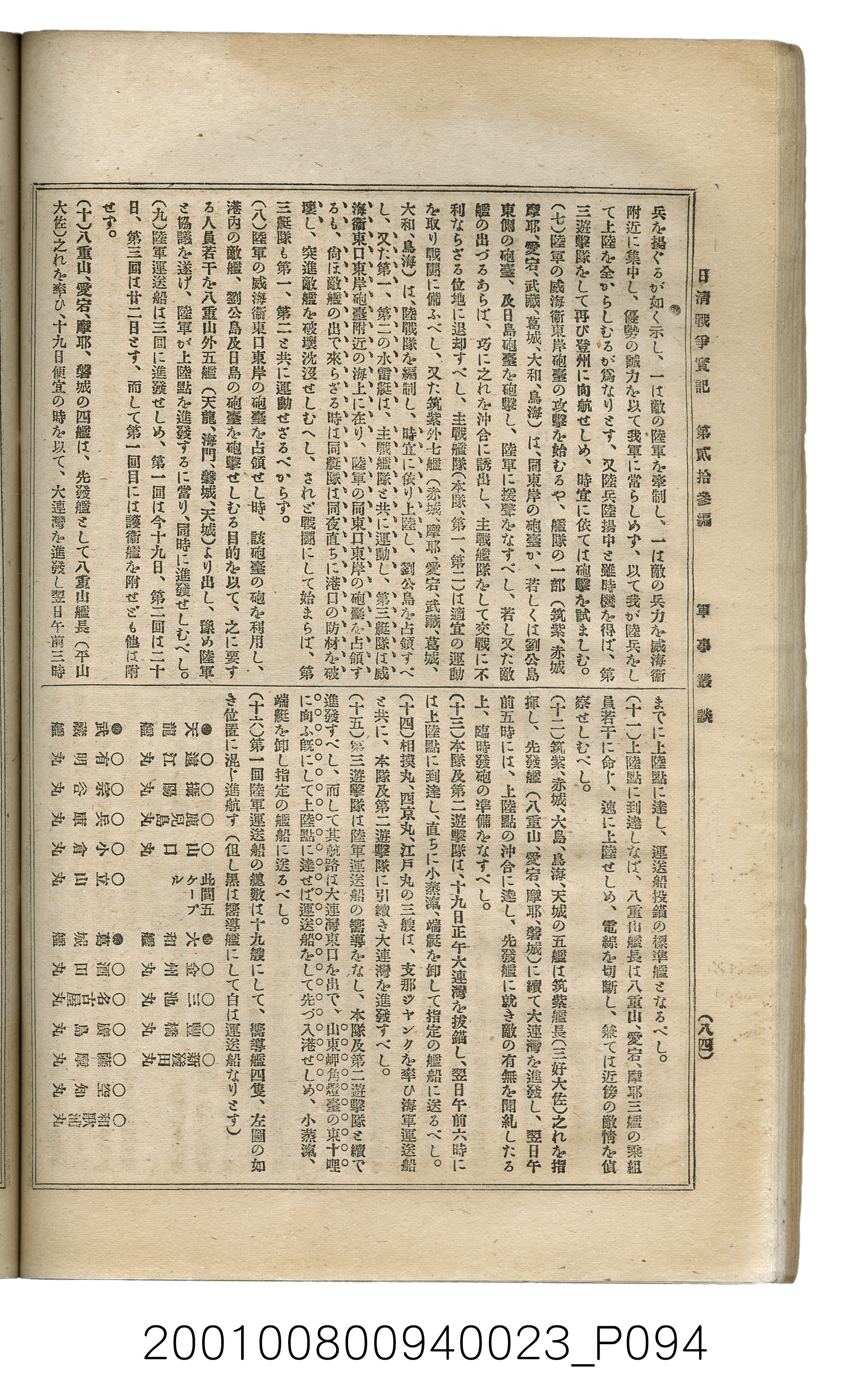 博文館發行《日清戰爭實記》第貳拾三編 (共150張)