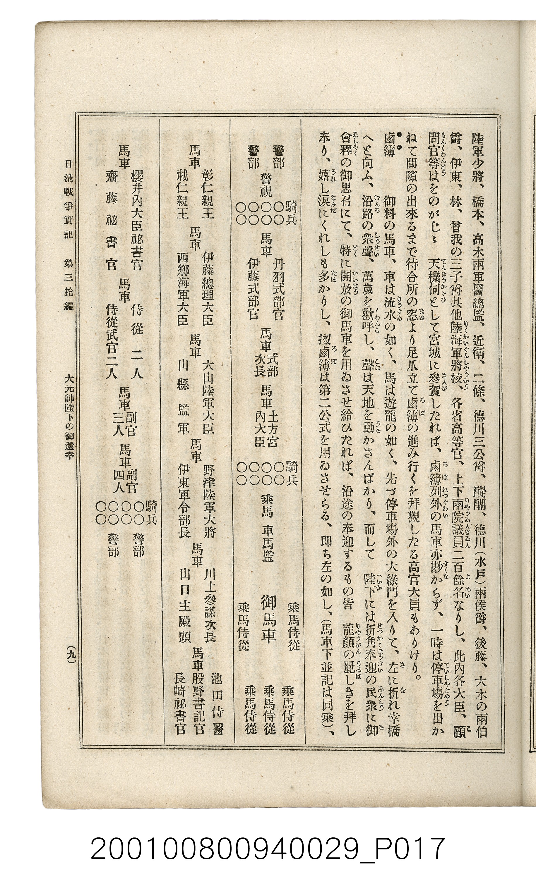 博文館發行《日清戰爭實記》第參拾編 (共148張)
