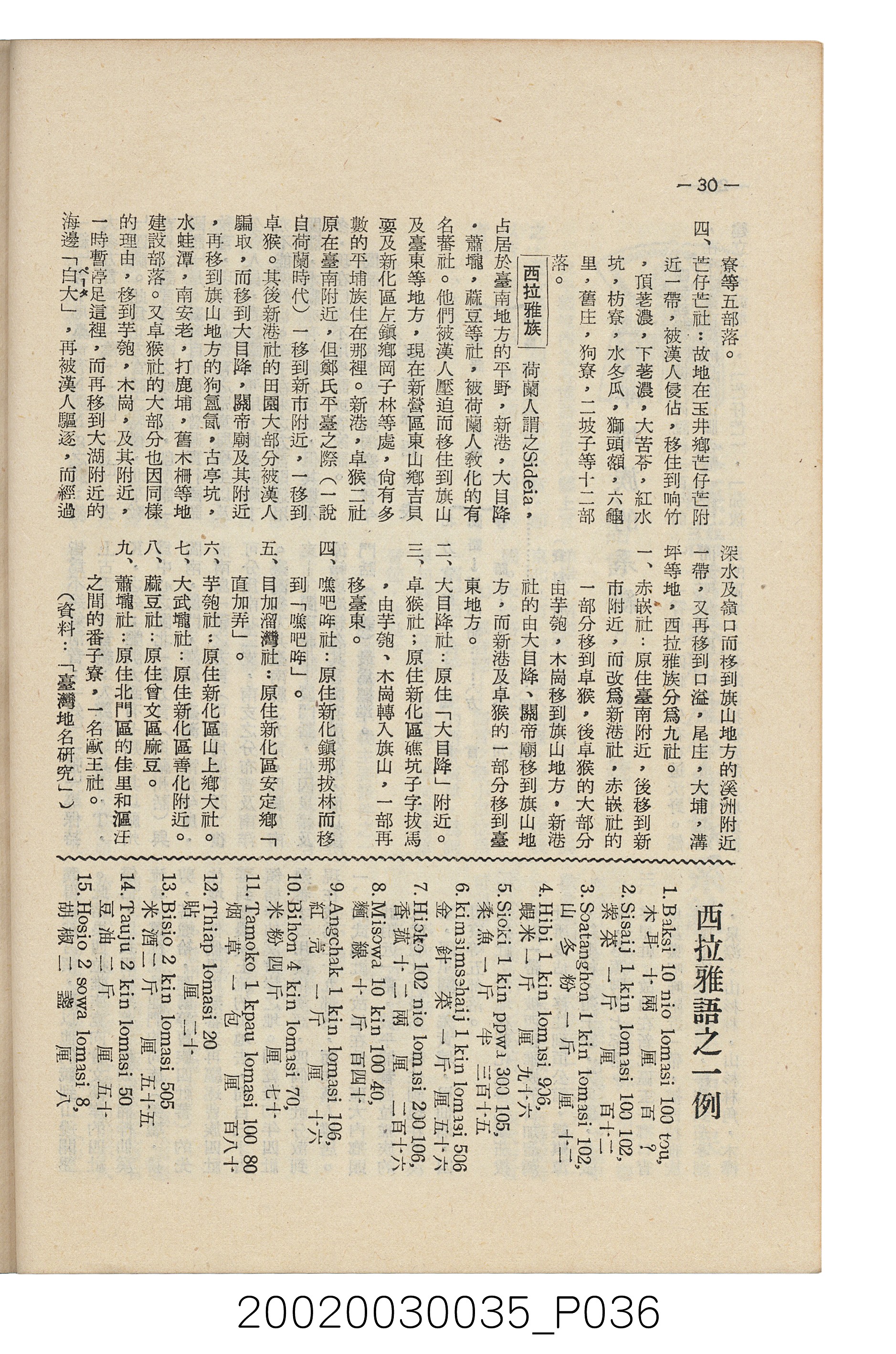 臺南縣文獻委員會編《南瀛文獻》第三卷第一及二期 (共141張)