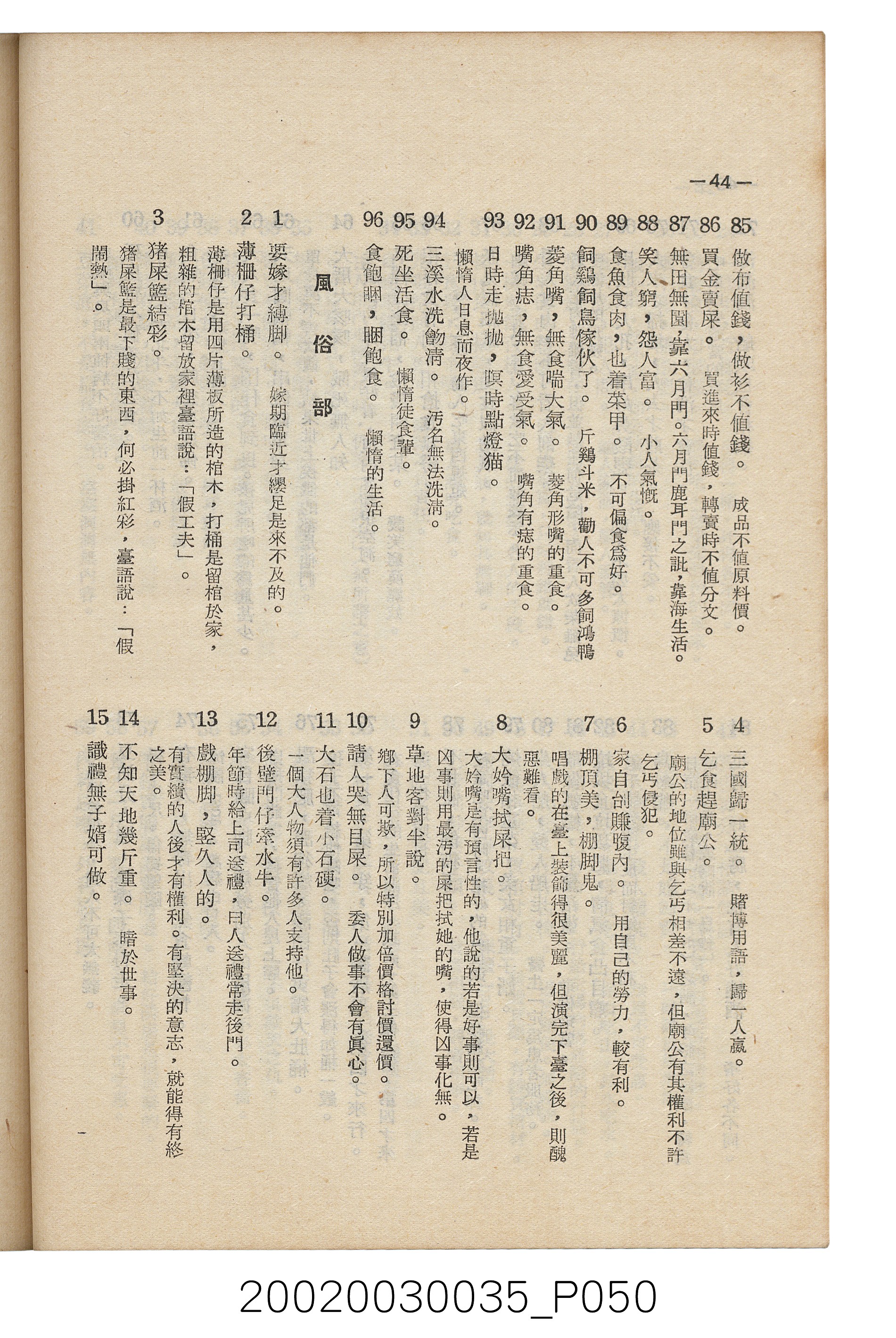 臺南縣文獻委員會編《南瀛文獻》第三卷第一及二期 (共141張)