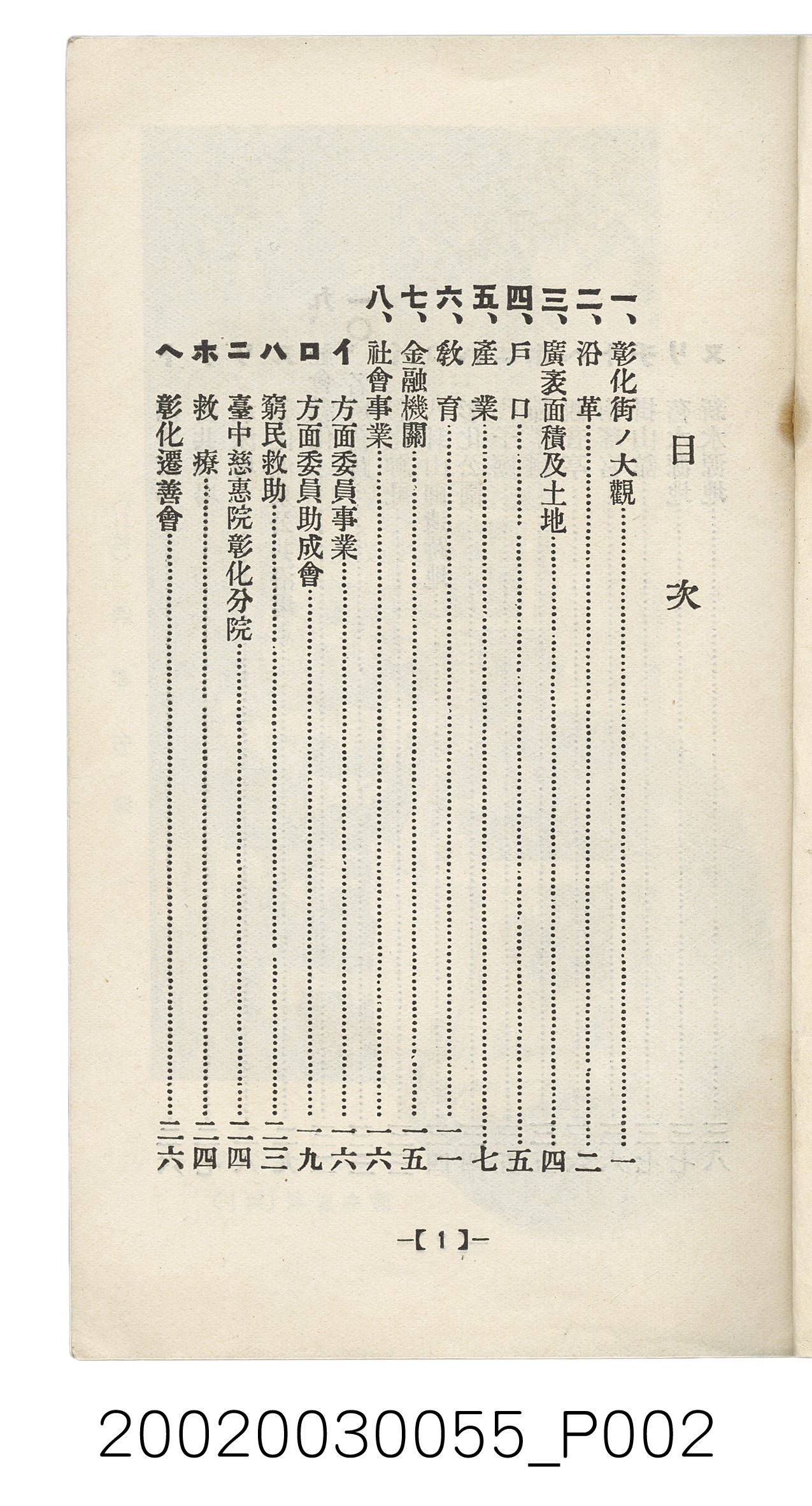 橫山經三發行《彰化案內》 (共62張)