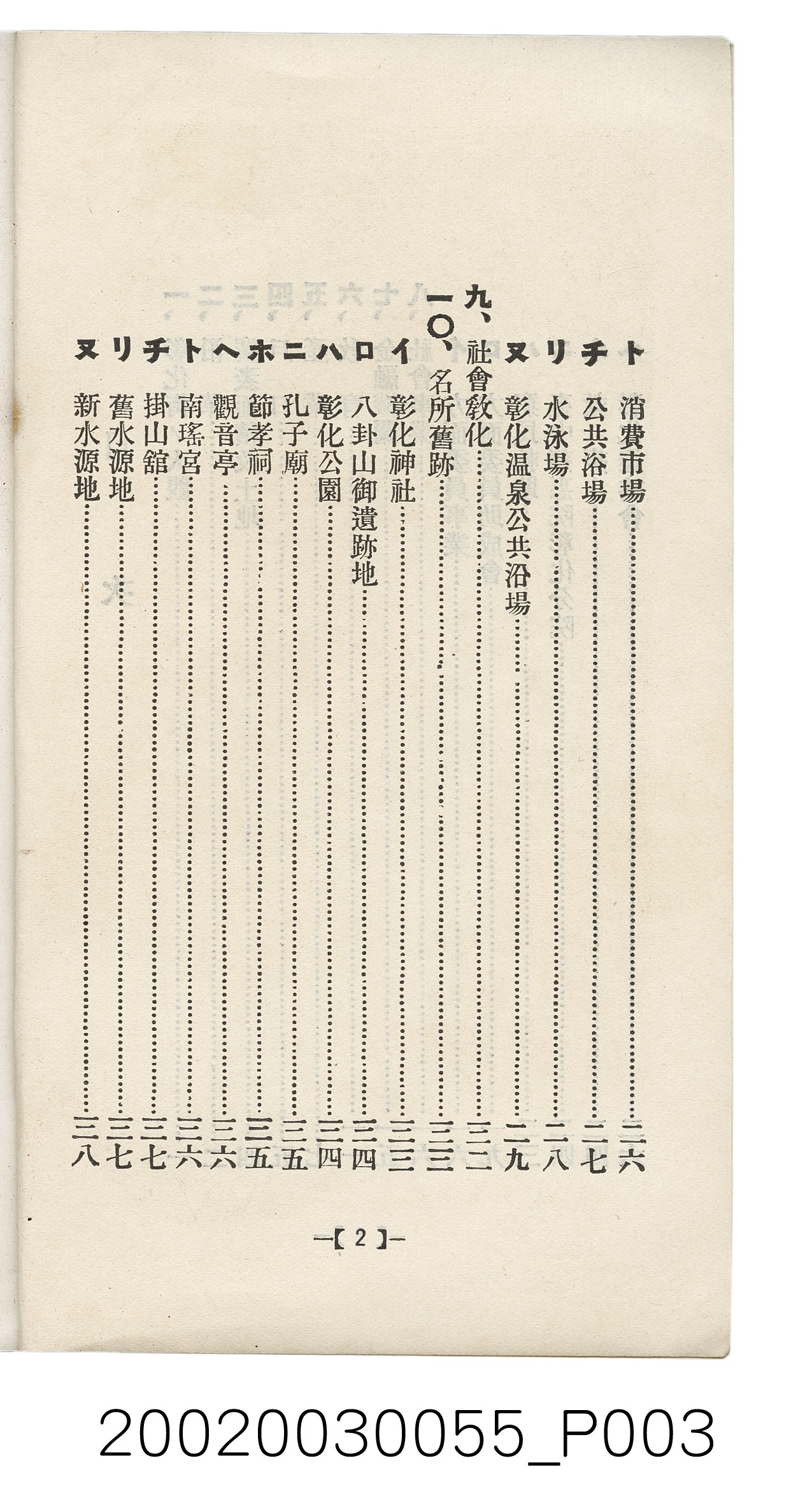 橫山經三發行《彰化案內》 (共62張)