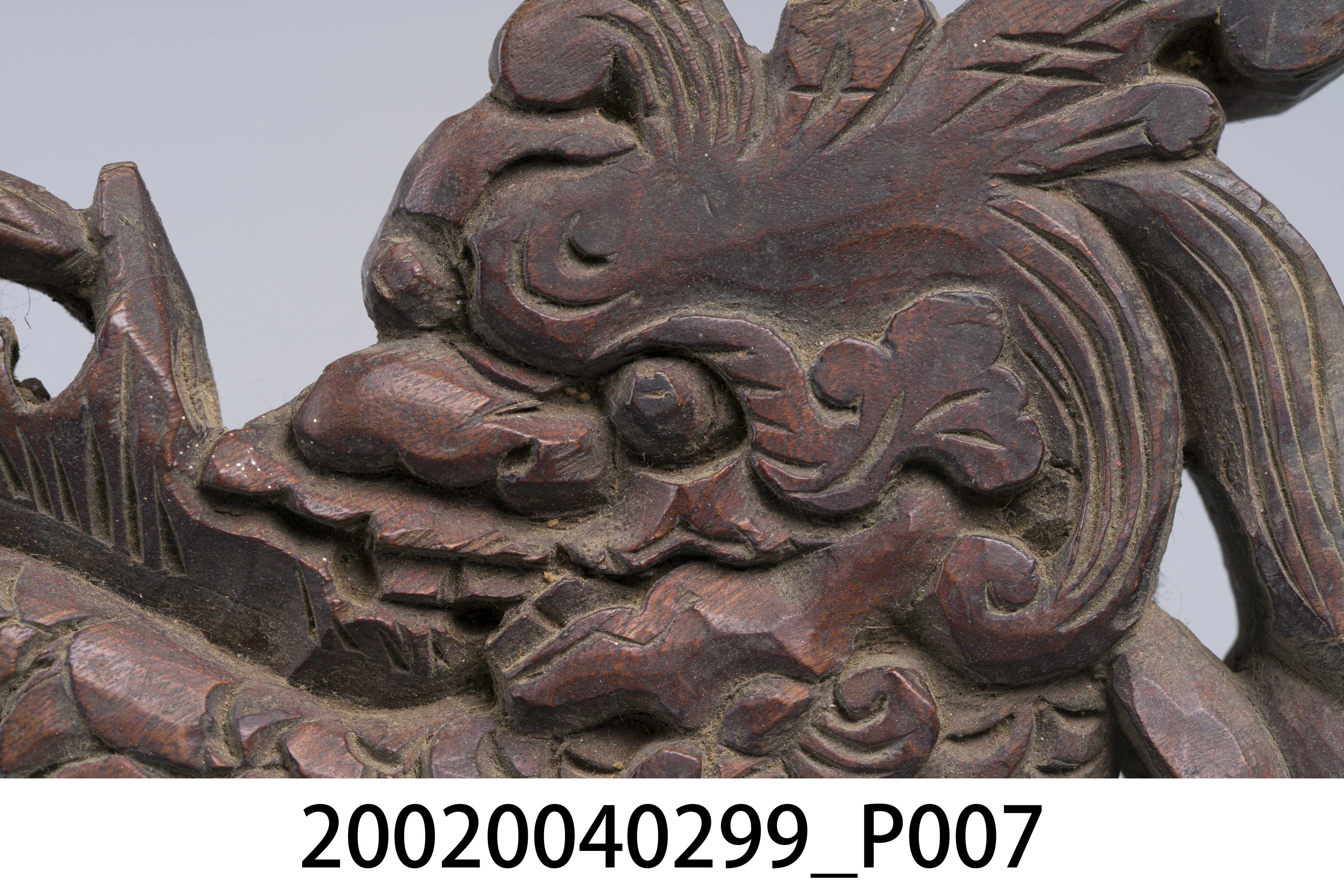 麒麟造型單面雕木質餅印 (共10張)