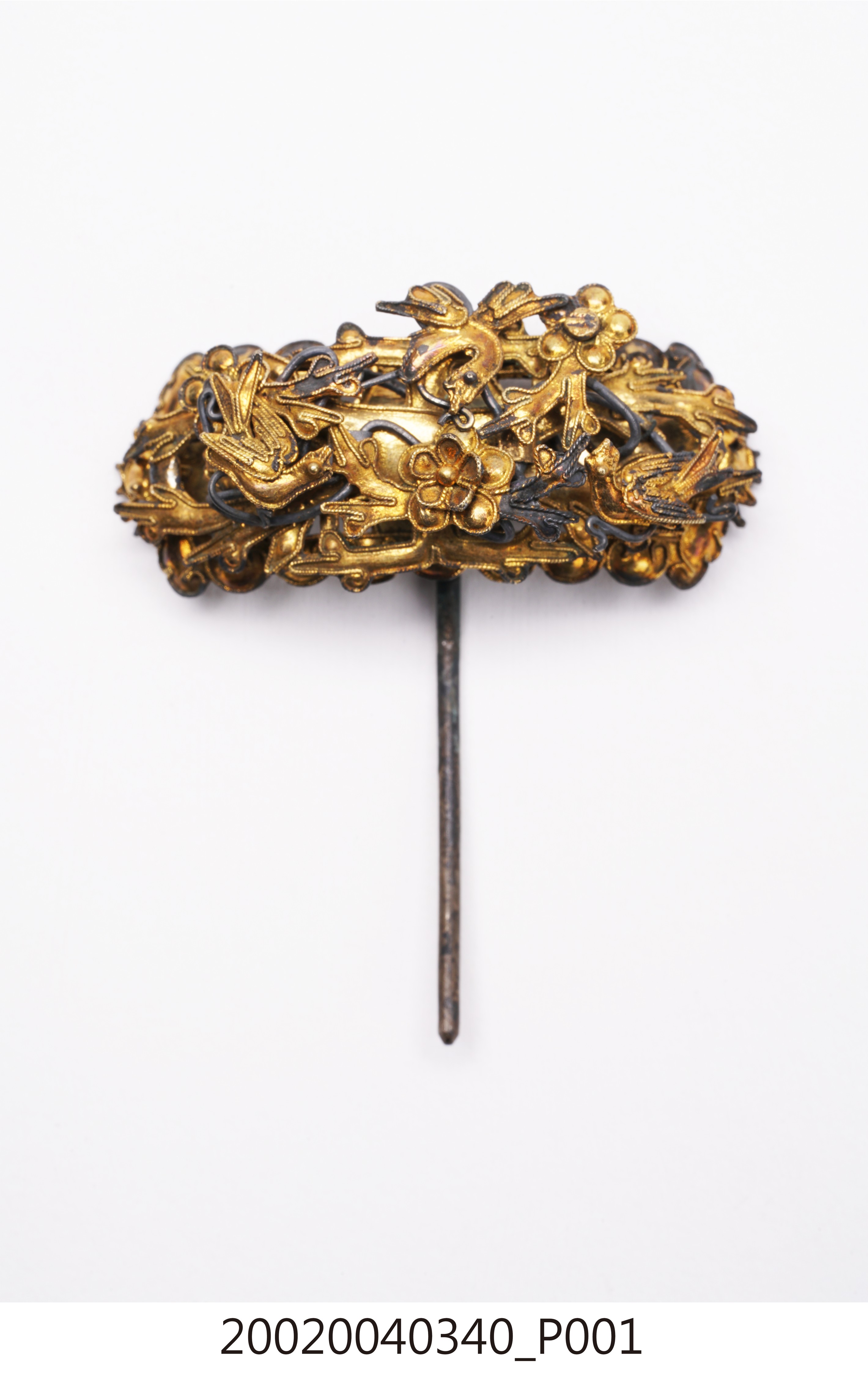 金色花鳥髮簪 (共7張)