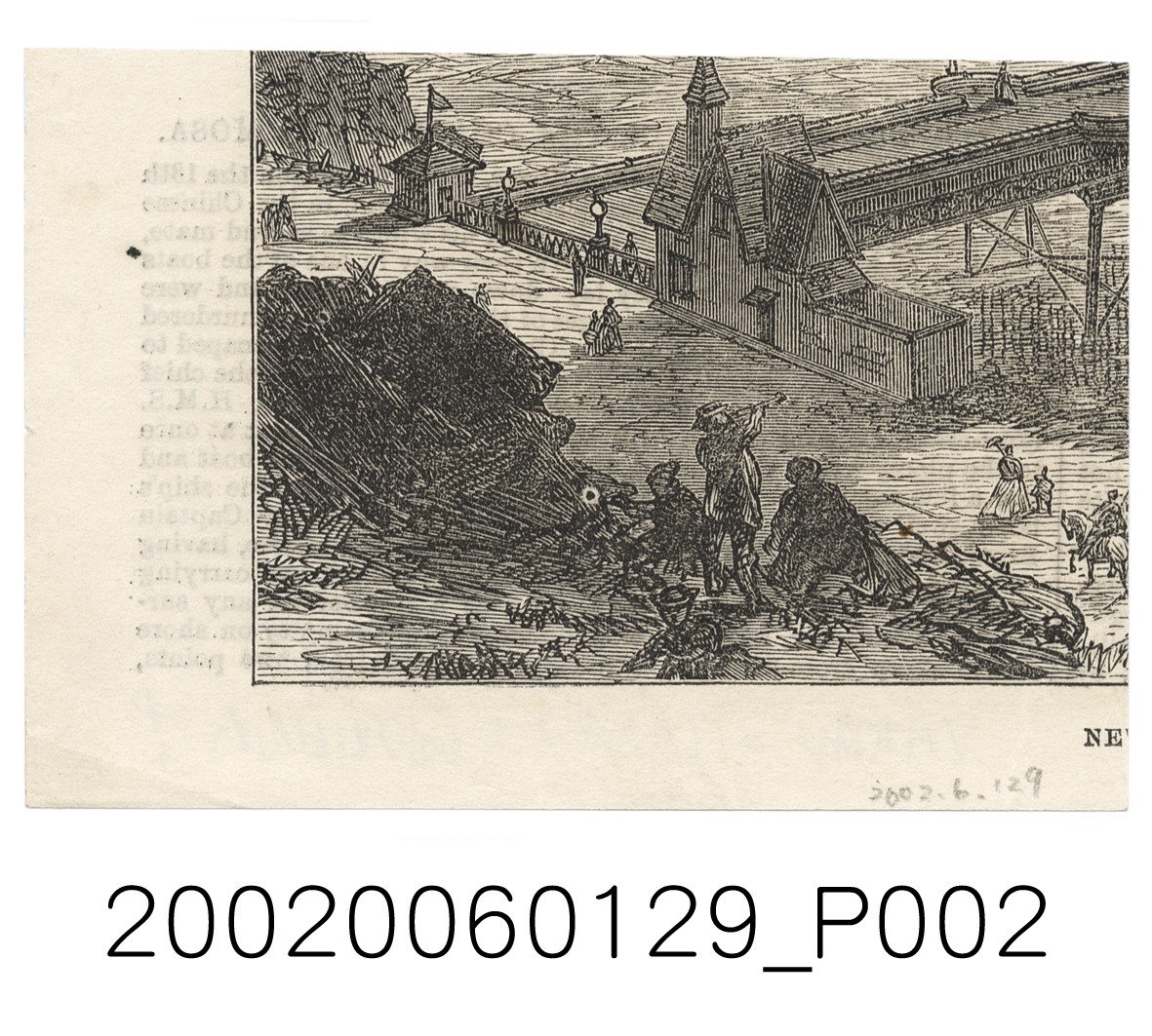 1867年6月15日《倫敦新聞畫報》之〈英國船艦鸕鶿號號在福爾摩沙〉 (共4張)