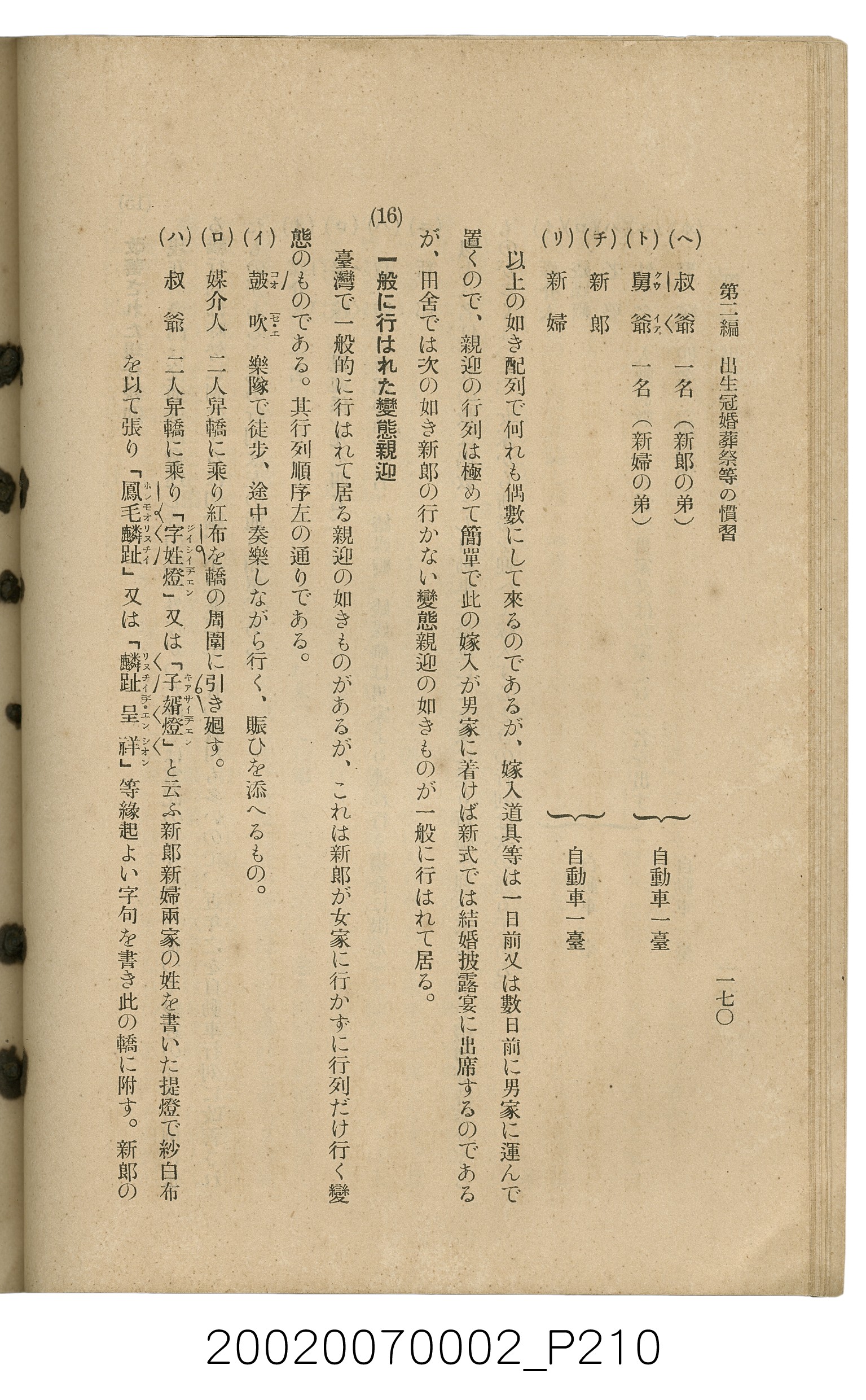 鈴木清一郎著《臺灣舊慣：冠婚葬祭與年度活動》 (共576張)