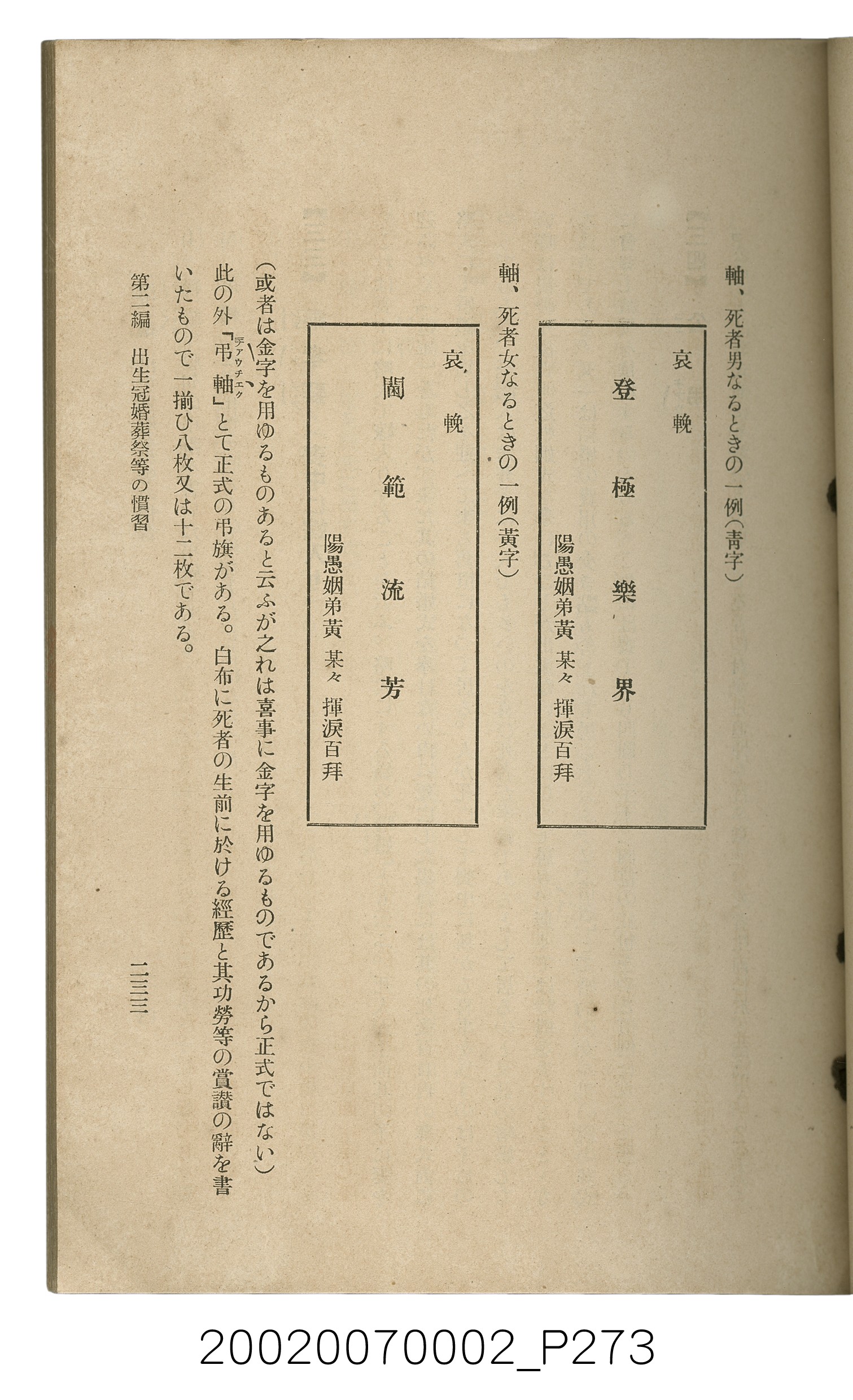 鈴木清一郎著《臺灣舊慣：冠婚葬祭與年度活動》 (共576張)