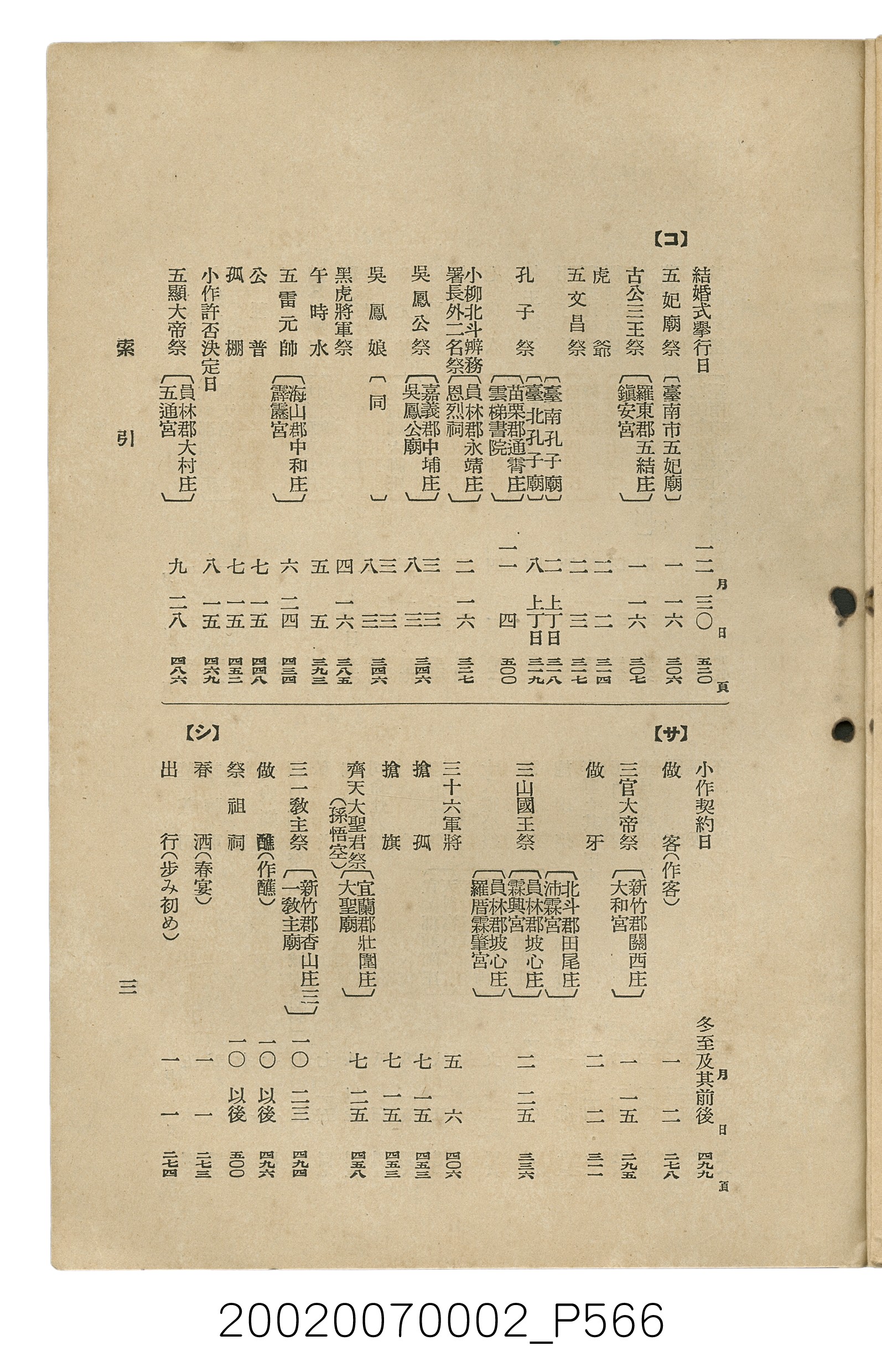 鈴木清一郎著《臺灣舊慣：冠婚葬祭與年度活動》 (共576張)