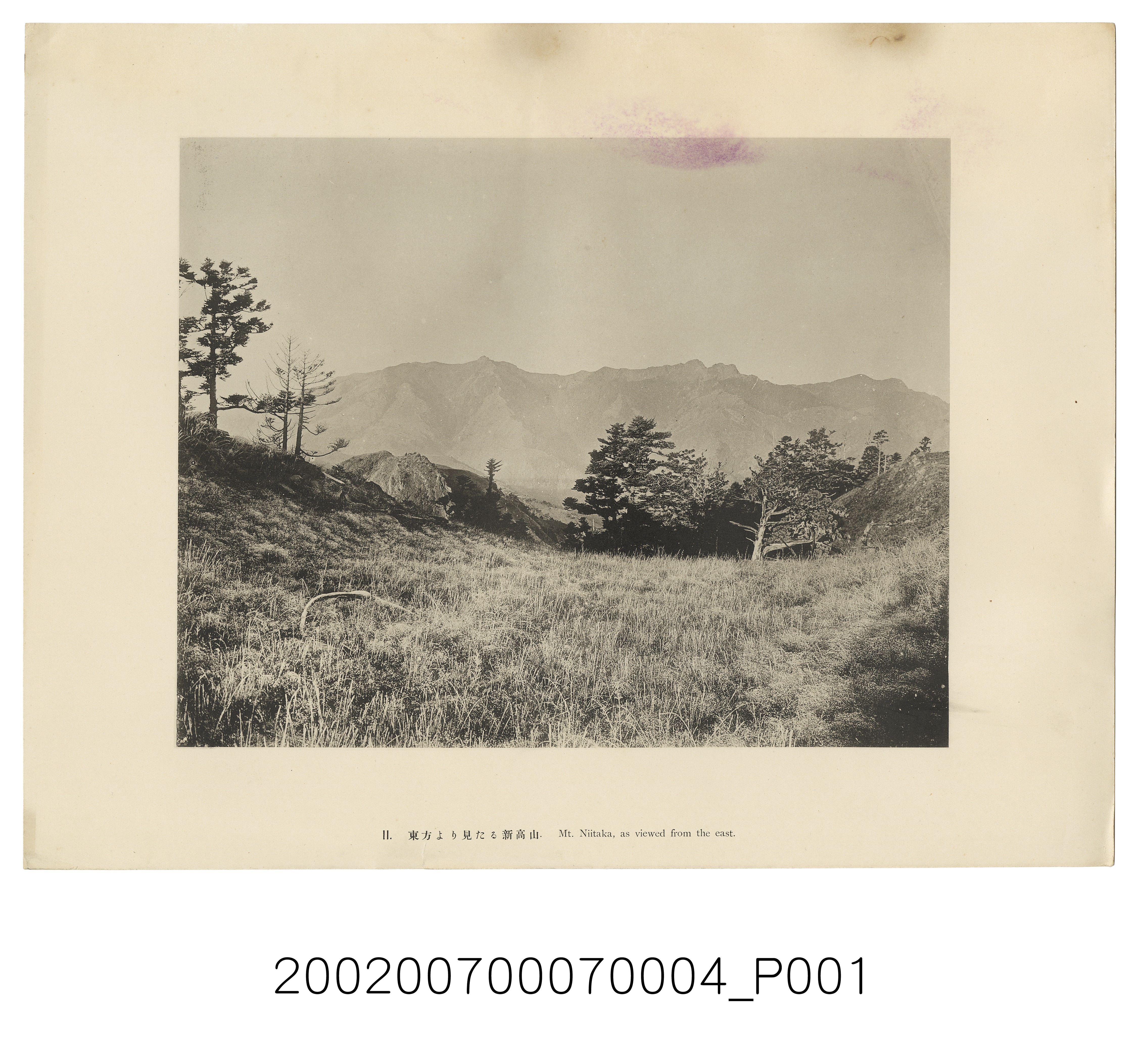 從東方所見新高山 (共2張)