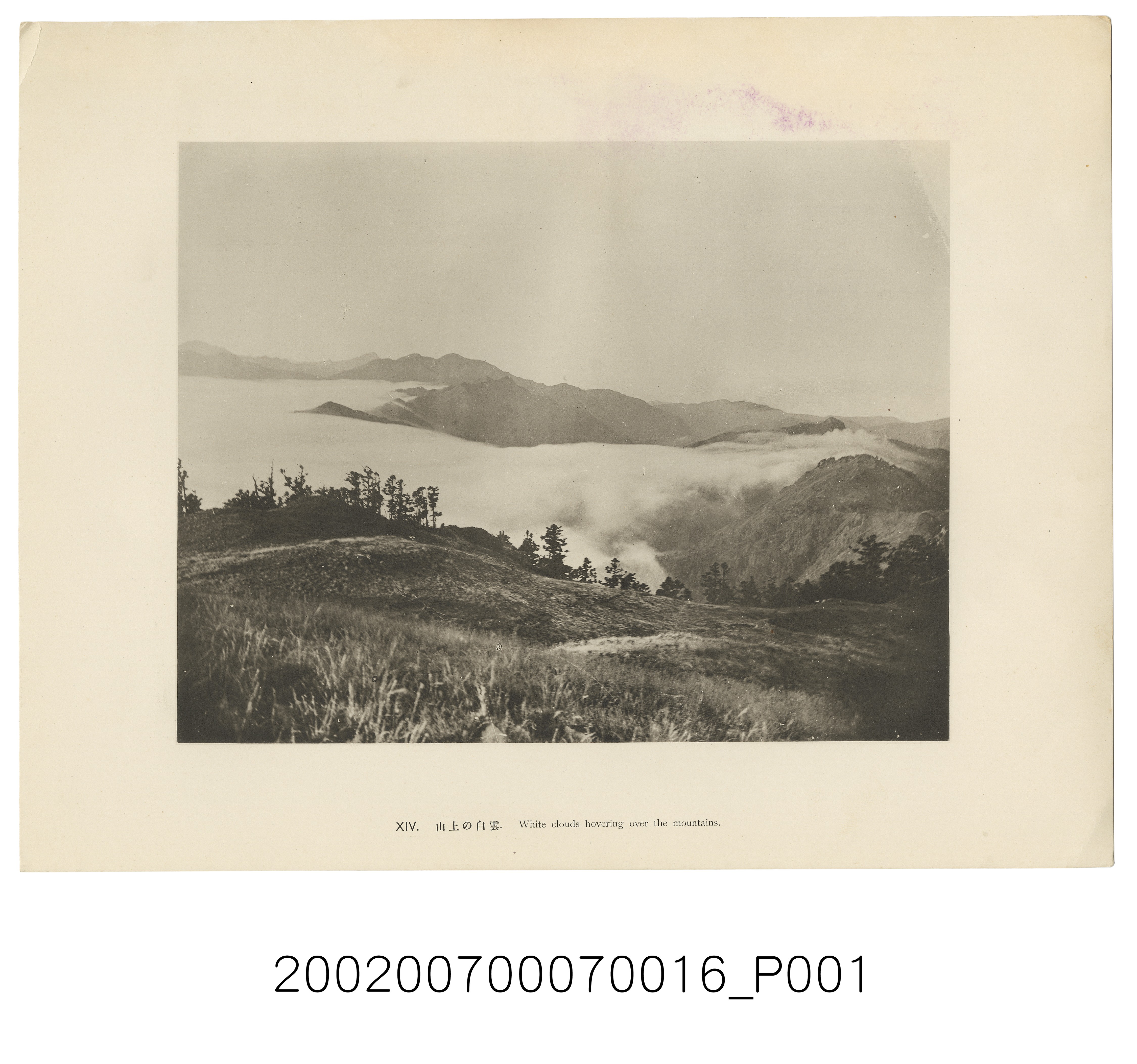 山上的白雲 (共3張)