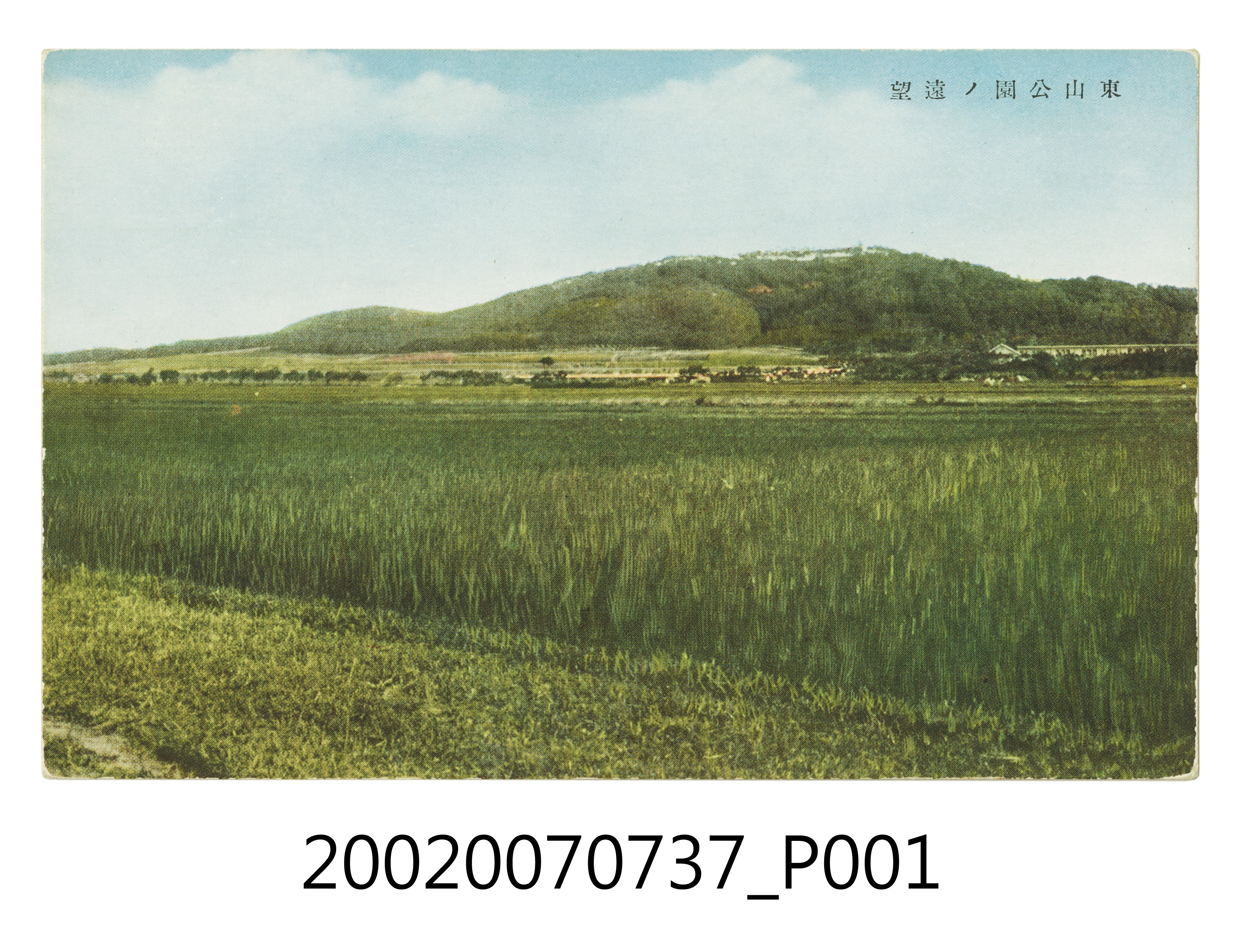 臺北生蕃屋本店印行眺望東山公園 (共4張)
