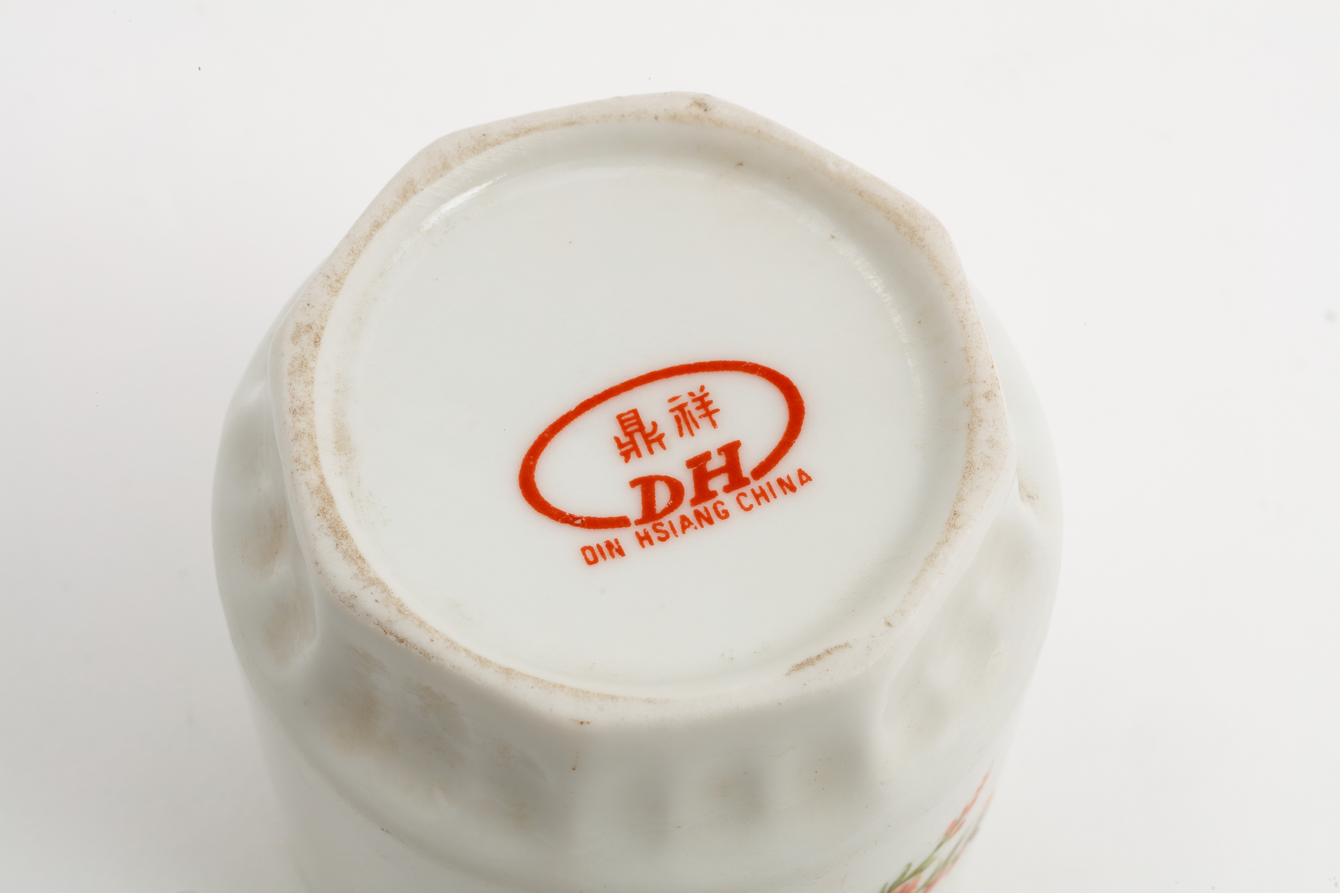 銅版轉印花卉茶杯 (共9張)