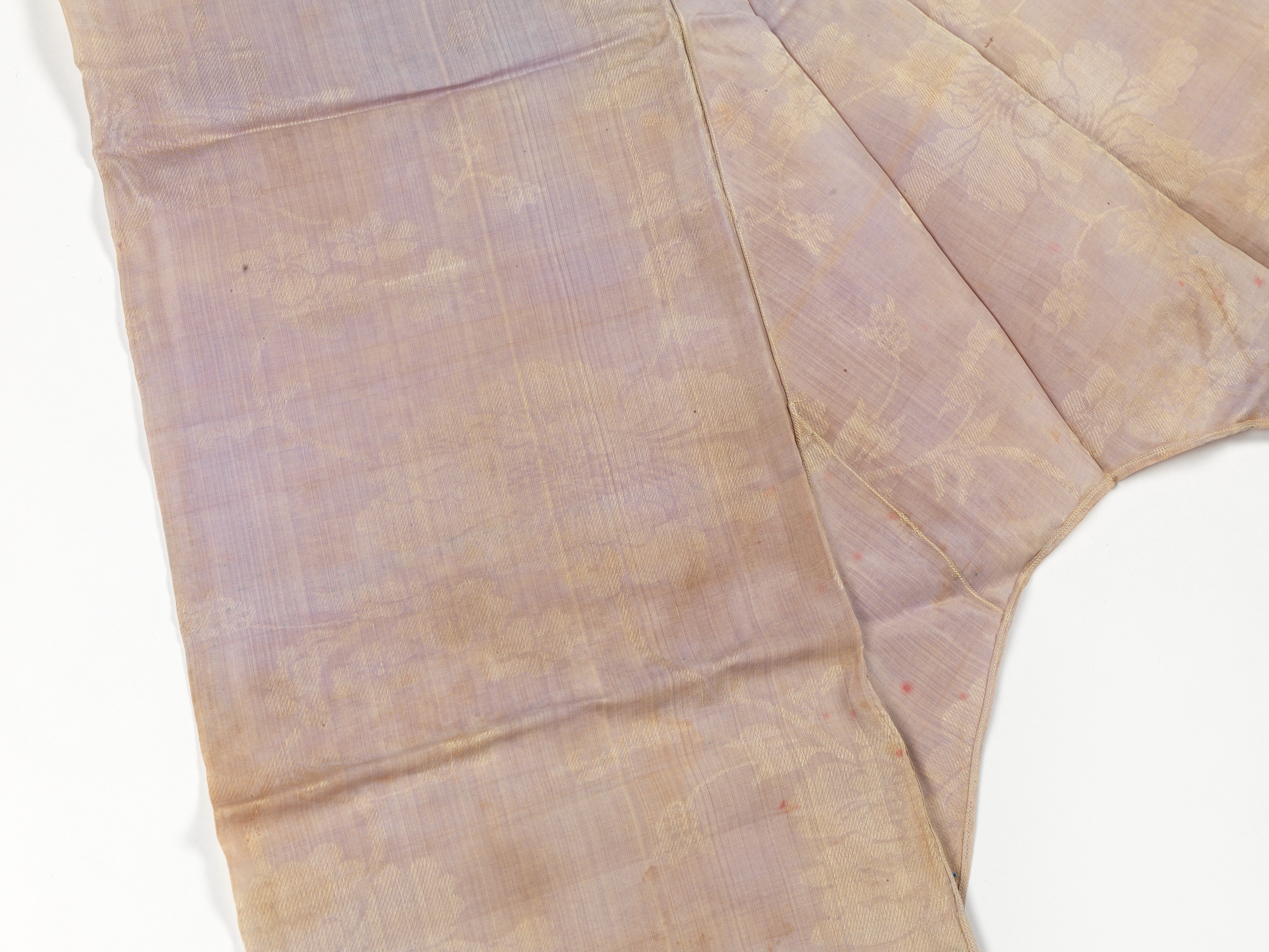 藕色絲質緹花蕾絲飾邊合襠女褲 (共13張)
