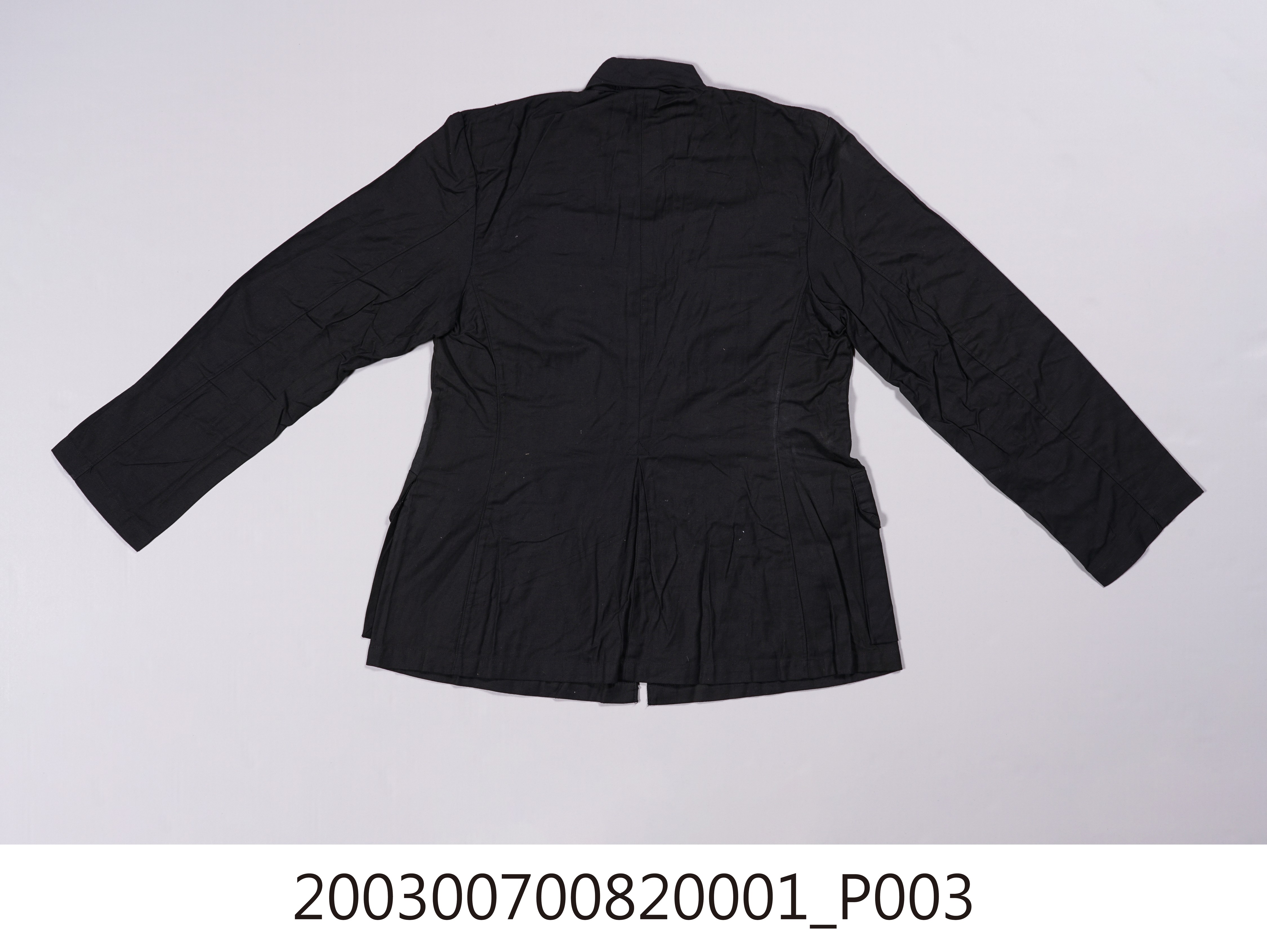黑棉質襯衫領警服外套 (共8張)