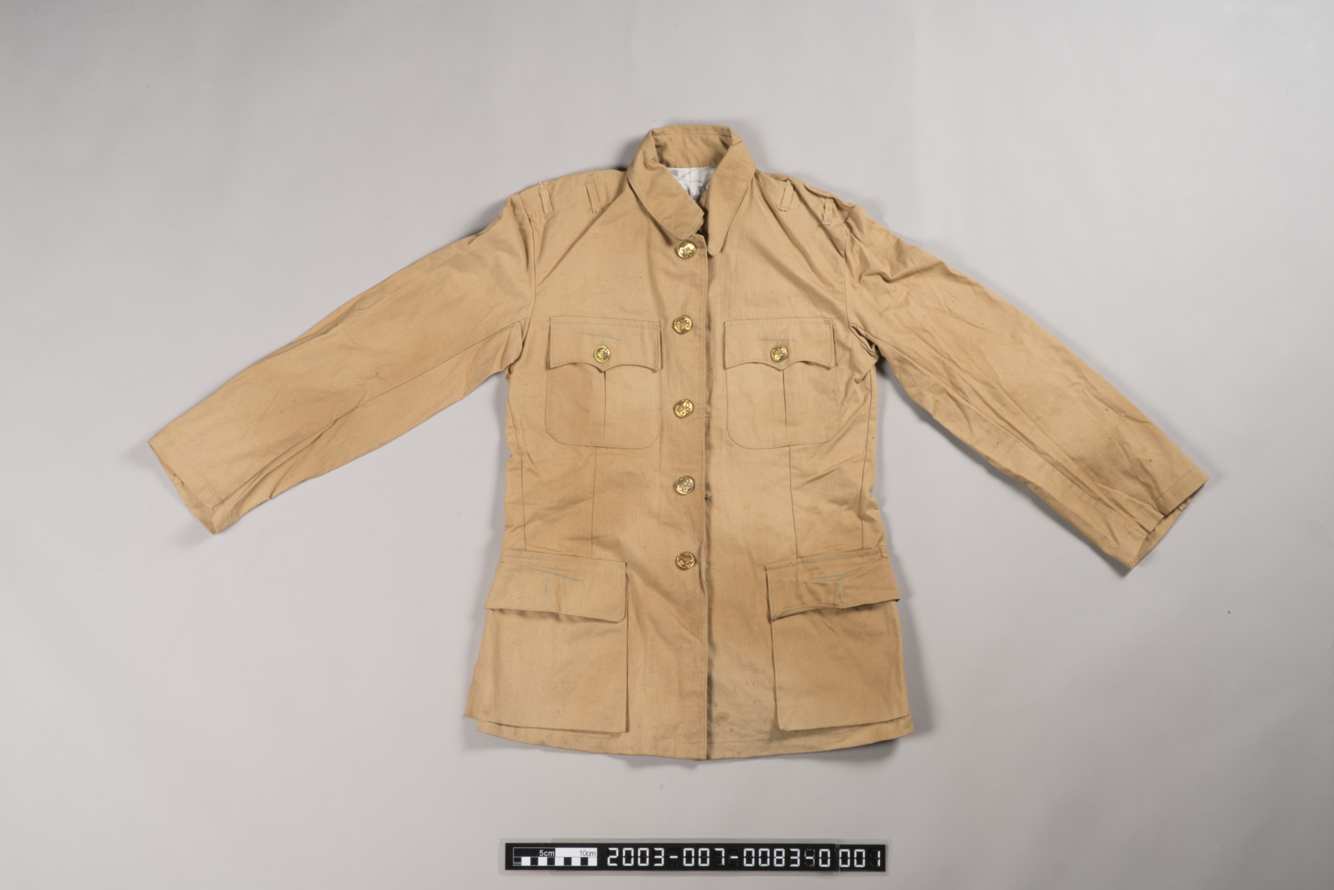 卡其色棉質襯衫領警服外套 (共6張)