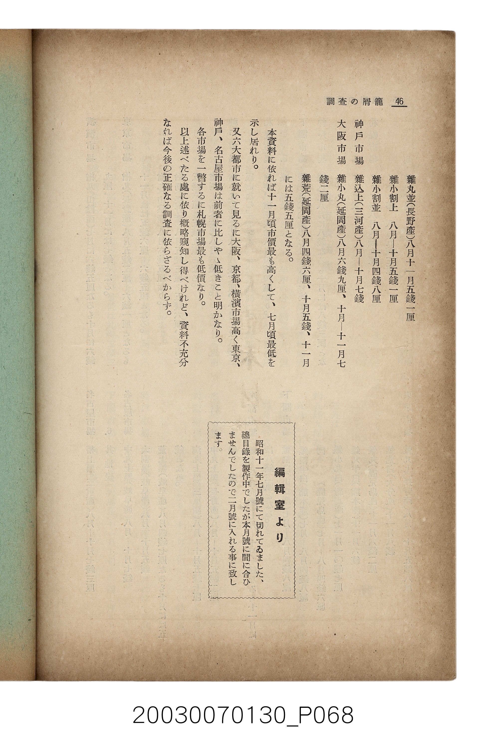 社團法人臺灣山林會發行《臺灣的山林》第153號 (共87張)