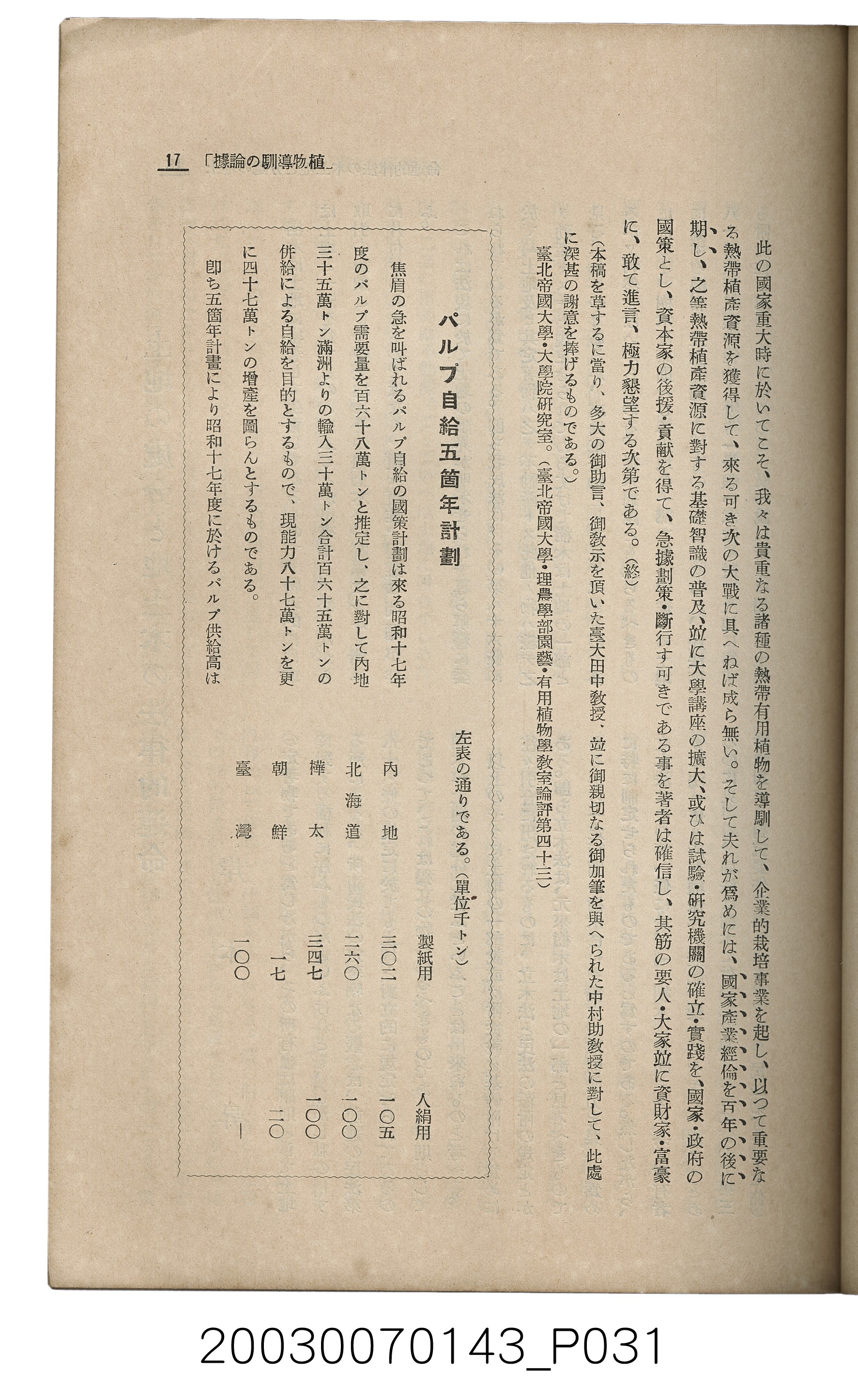 社團法人臺灣山林會發行《臺灣的山林》第145號 (共151張)