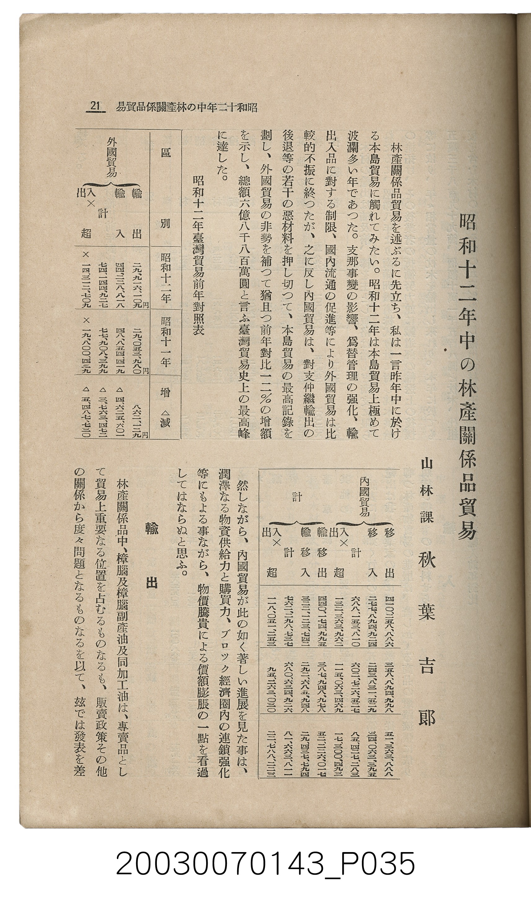 社團法人臺灣山林會發行《臺灣的山林》第145號 (共151張)