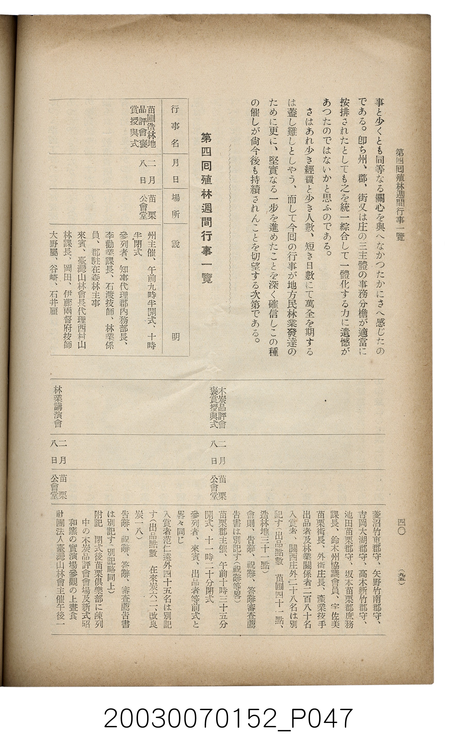 社團法人臺灣山林會發行《臺灣的山林》第95號 (共70張)