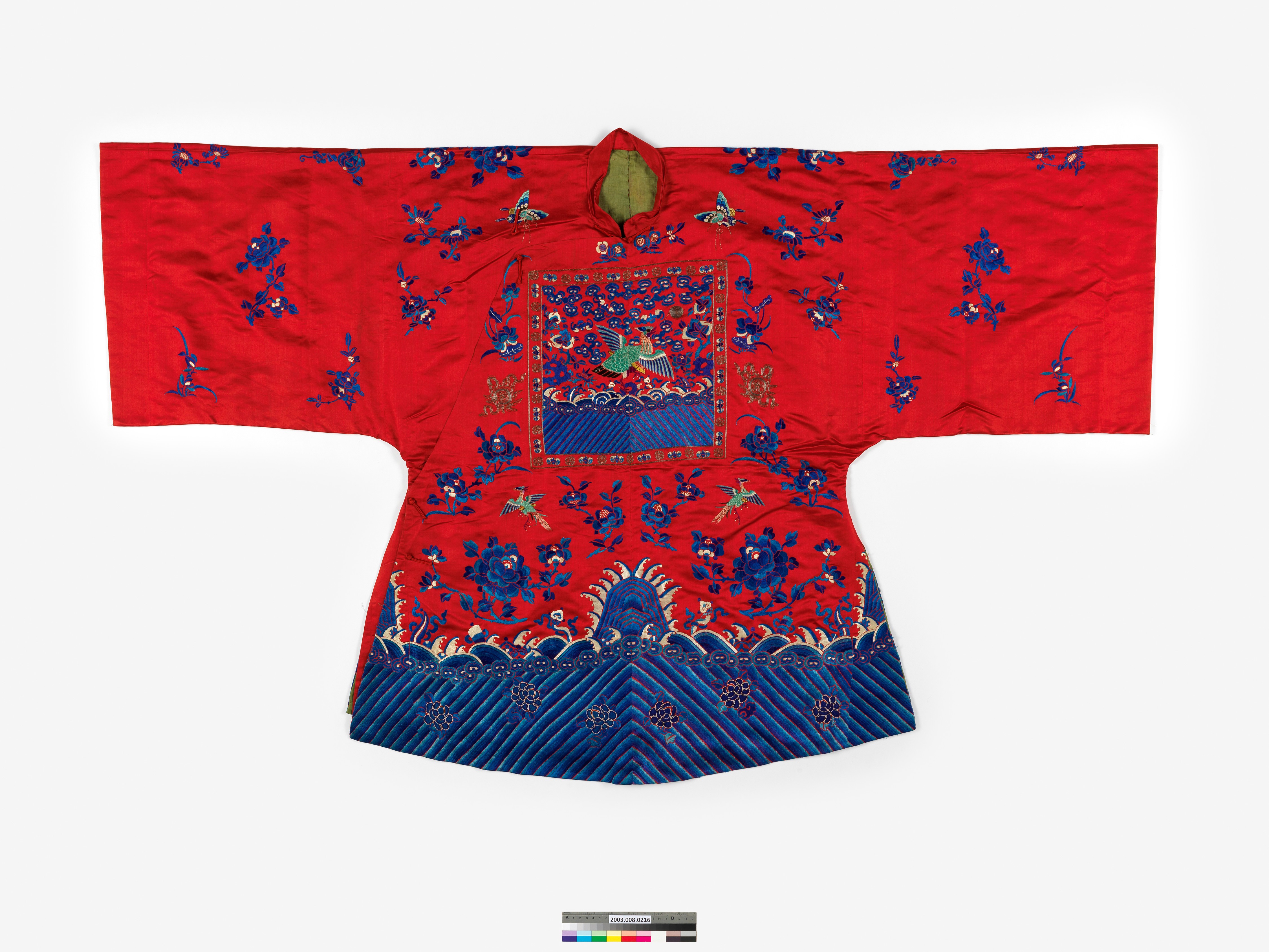 大紅絲質七品夫人戲服 (共14張)