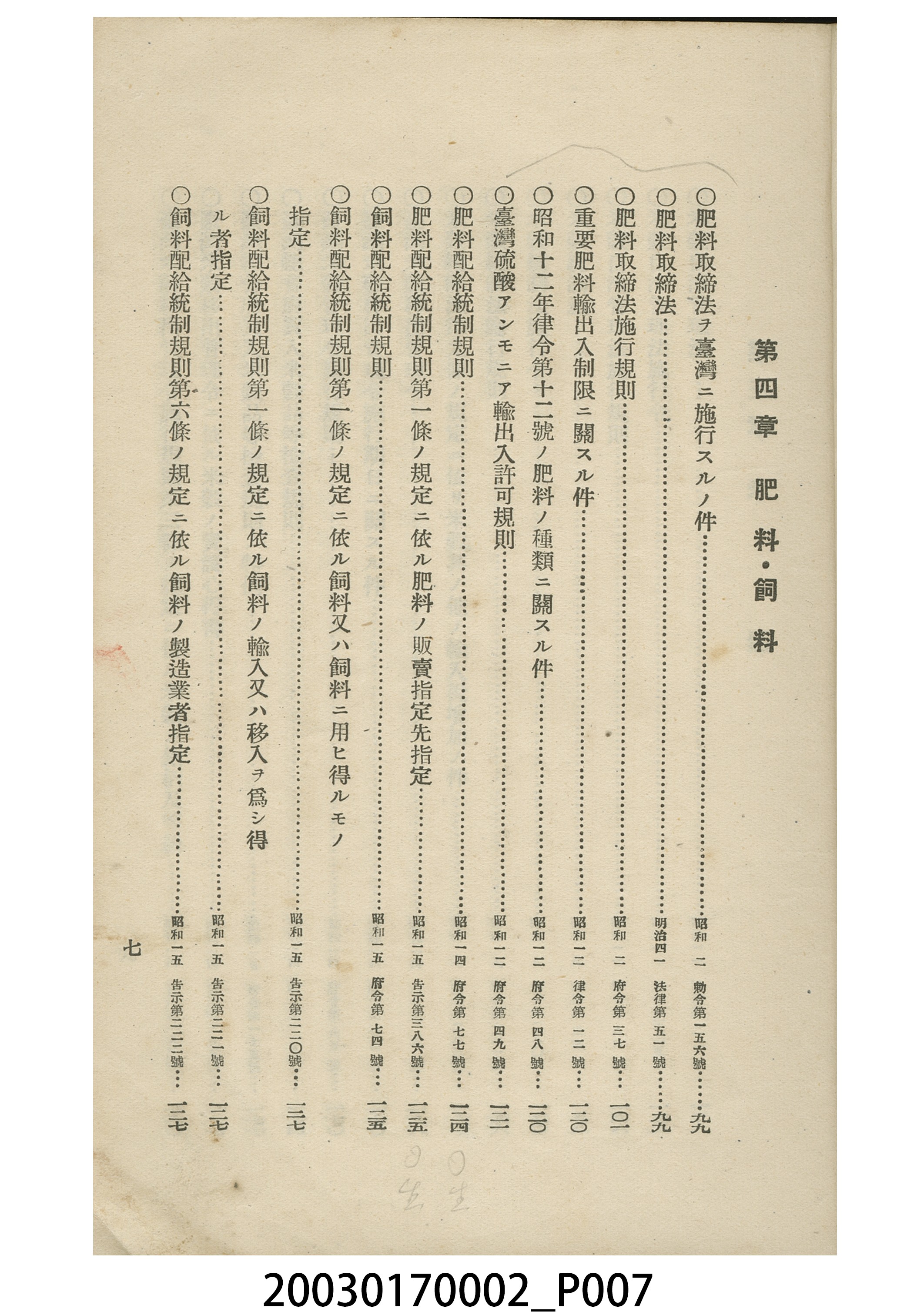 間方正之編輯《臺灣農業關係法規集》 (共20張)