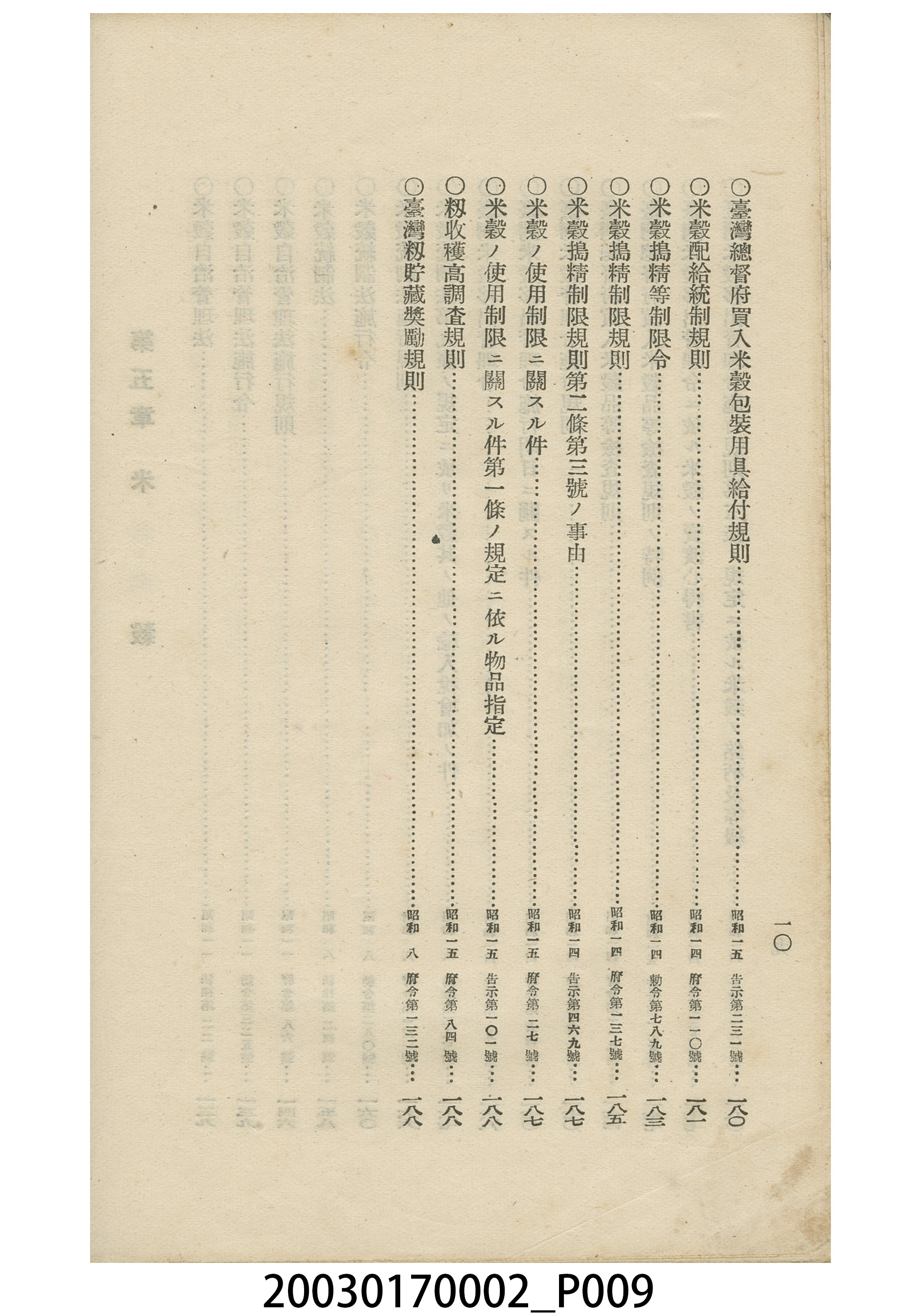 間方正之編輯《臺灣農業關係法規集》 (共20張)