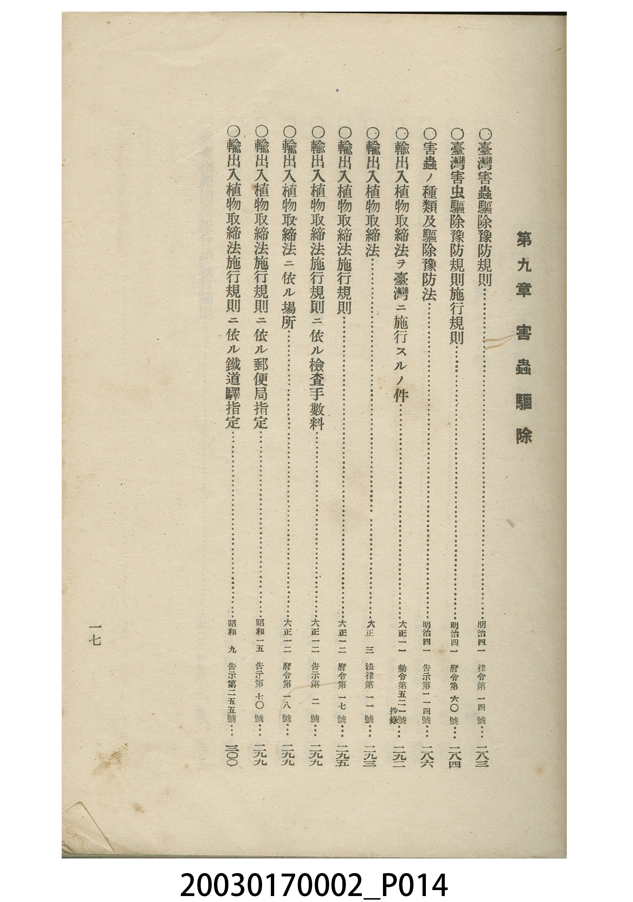 間方正之編輯《臺灣農業關係法規集》 (共20張)