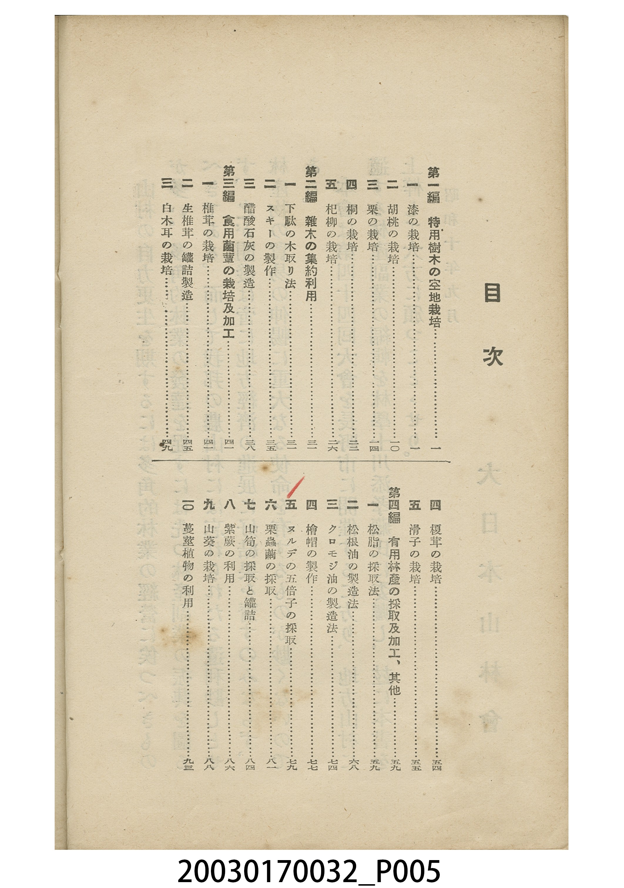 川添孝藏編《山村之副業》 (共8張)