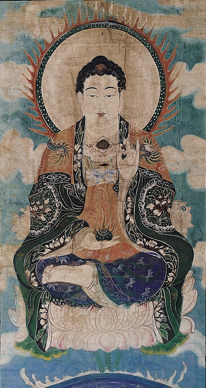 藥師琉璃佛畫像掛軸 (共1張)