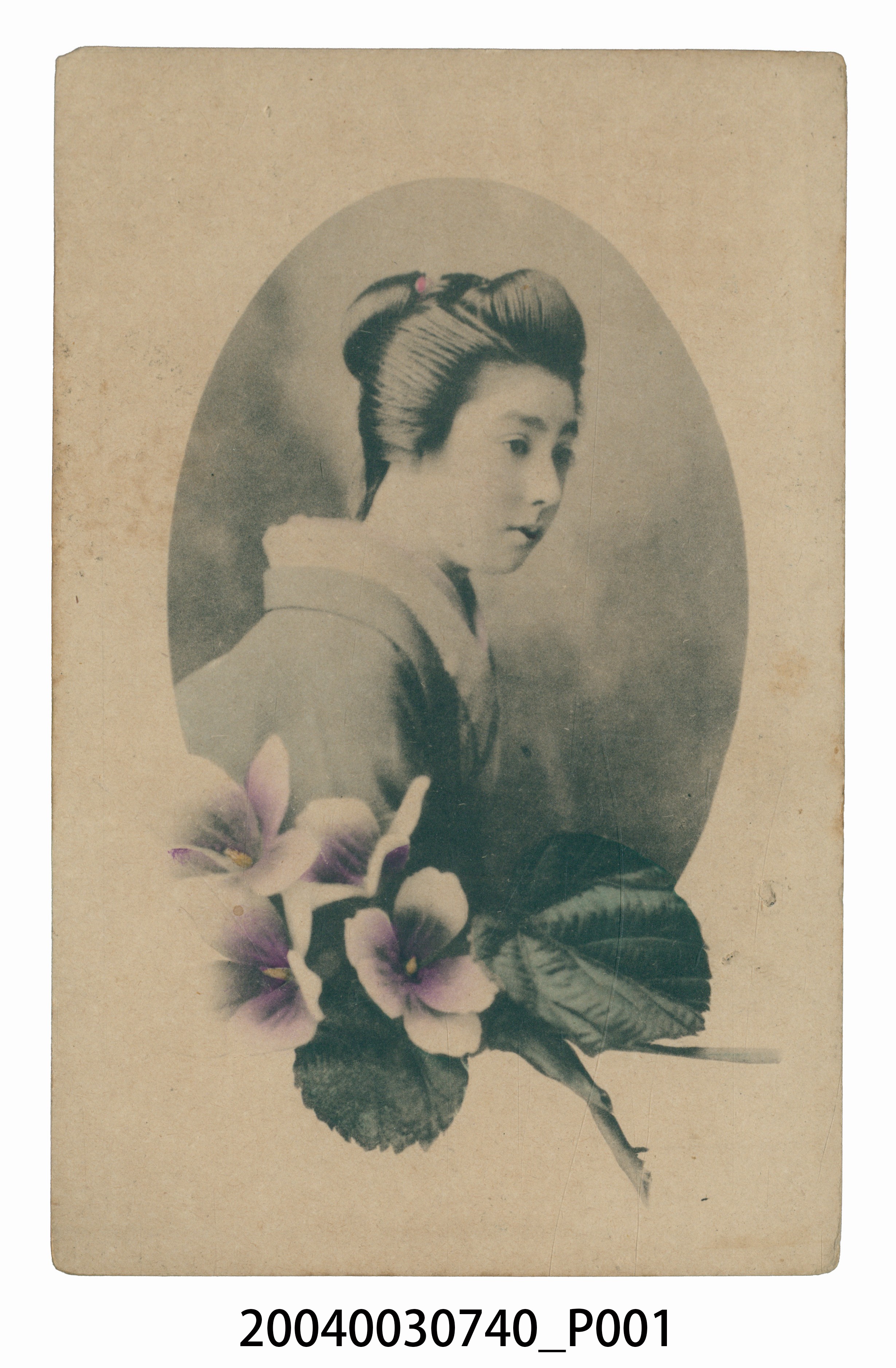 東京日本葉書會製穿和服的日本婦女 (共3張)