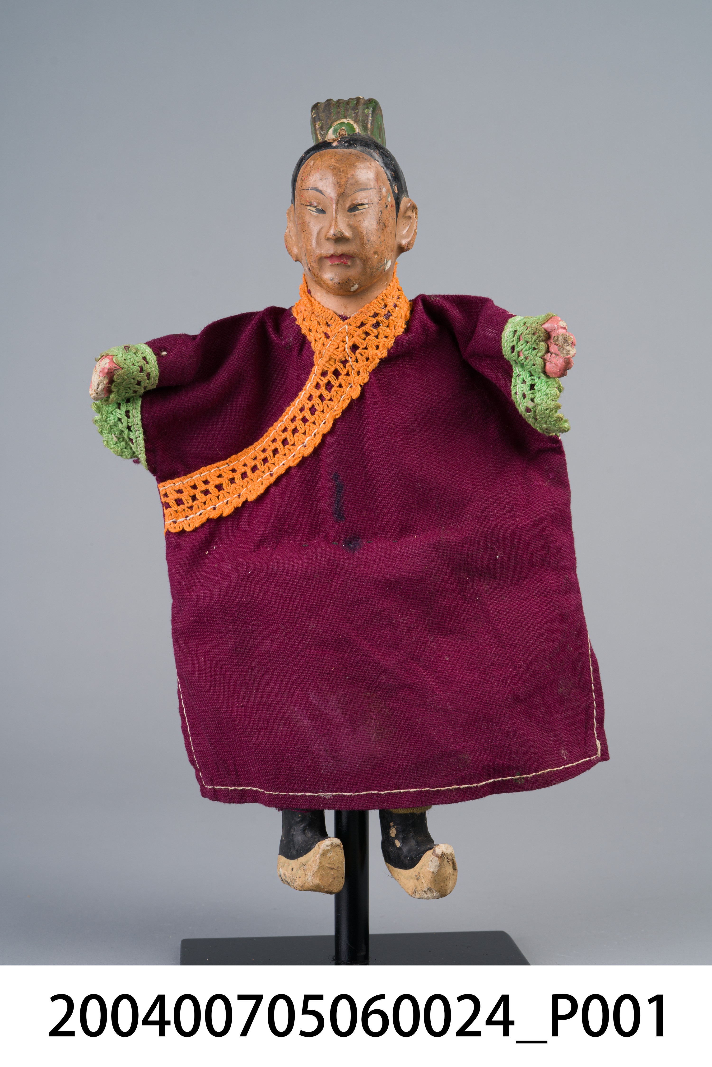 土黏香童玩文生布袋戲偶 (共7張)