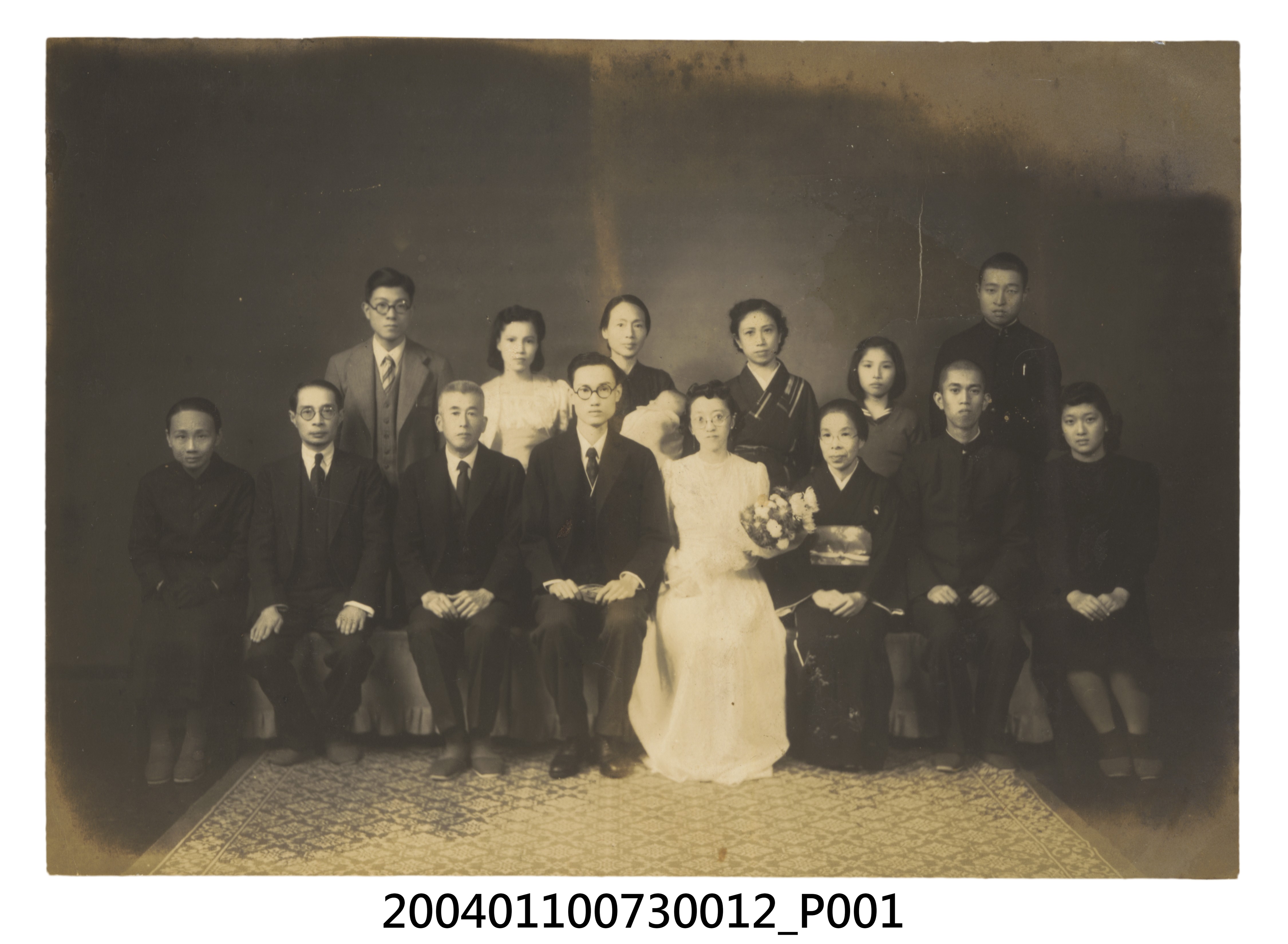 王育德與林雪梅結婚合照 (共2張)