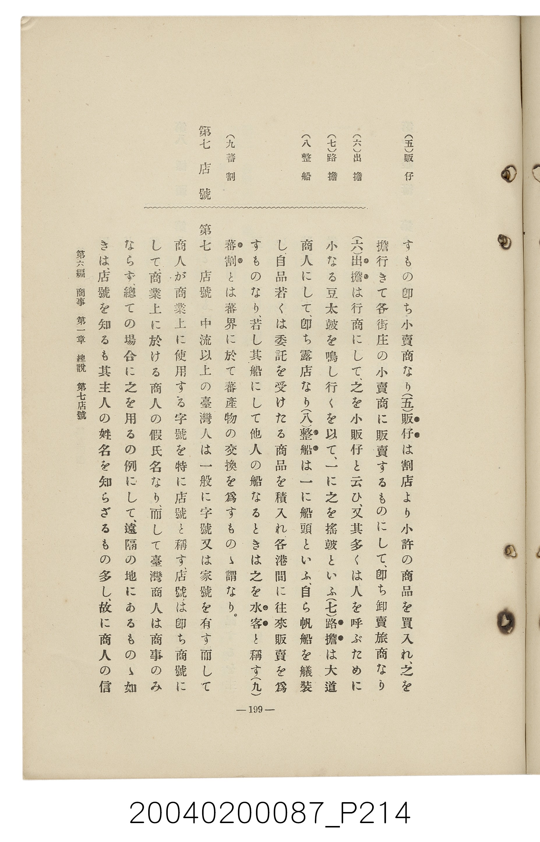 手島兵次郎編《臺灣慣習大要》 (共247張)