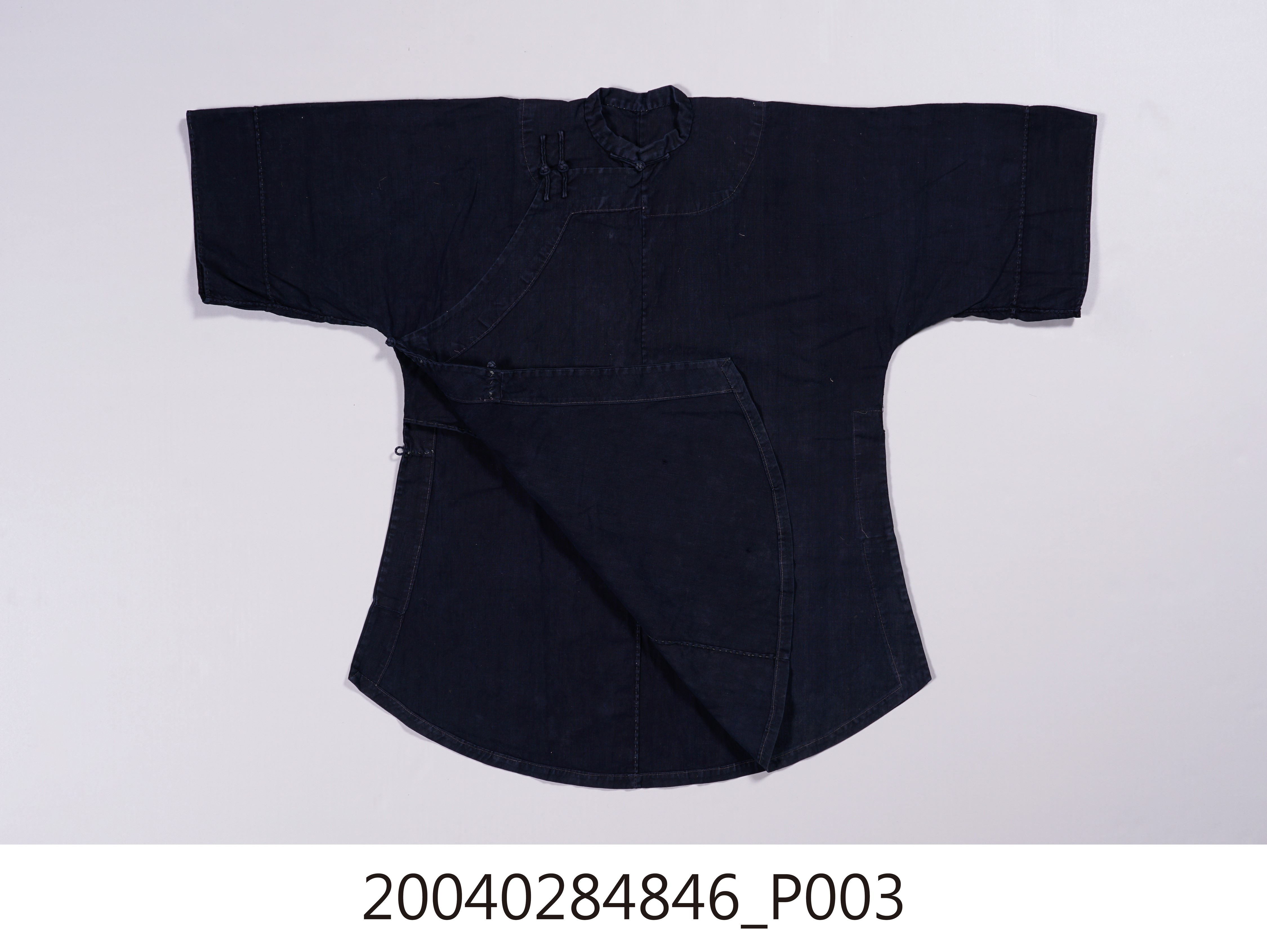 黑棉質立領女大襟衫 (共6張)