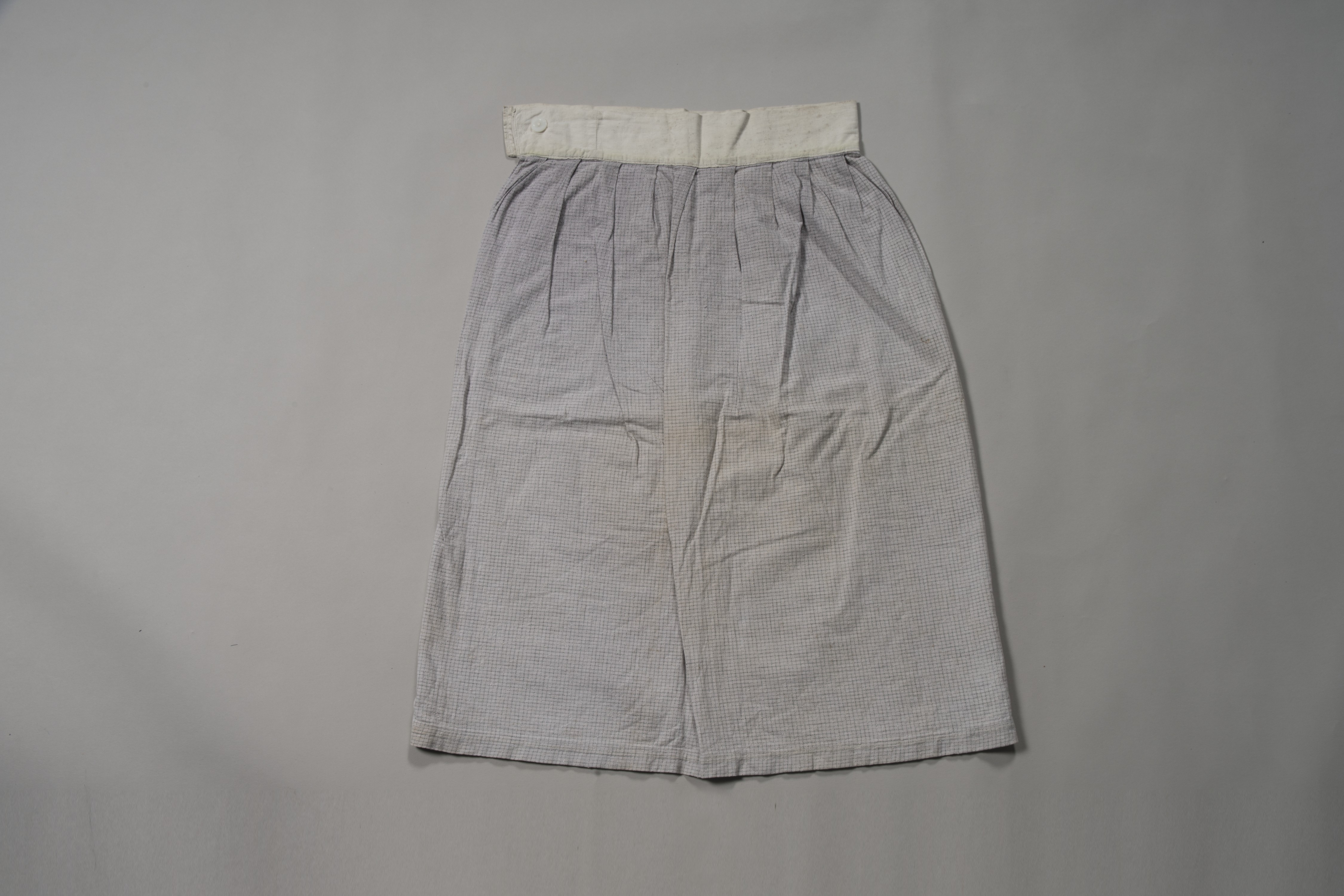 淺紫棉質格紋女裙 (共3張)