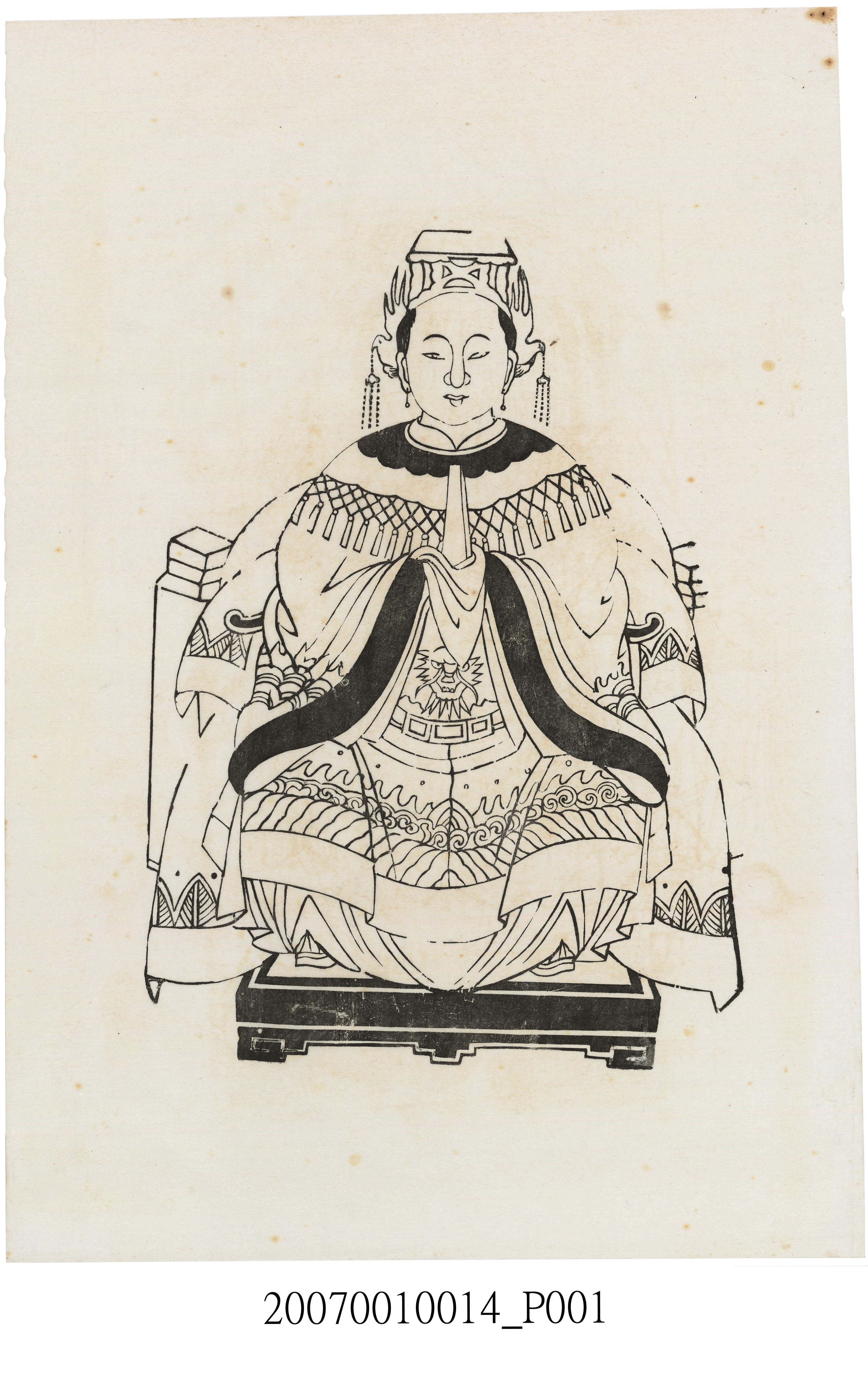 天上聖母版印神像 (共3張)