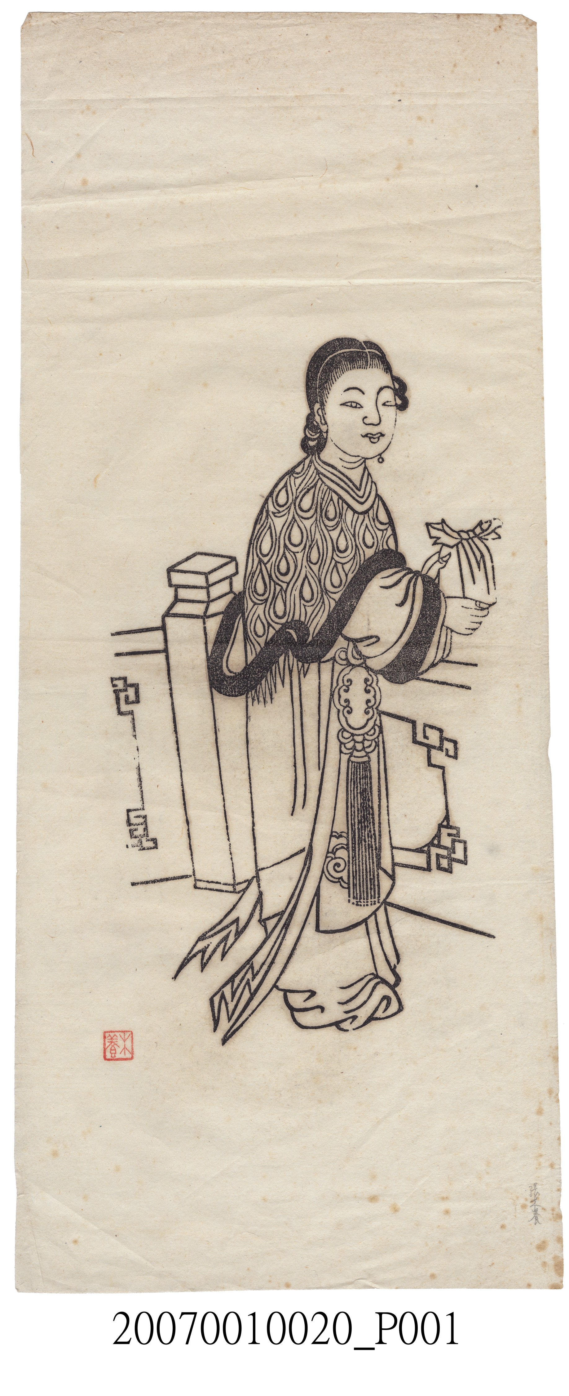 侍女版畫 (共3張)